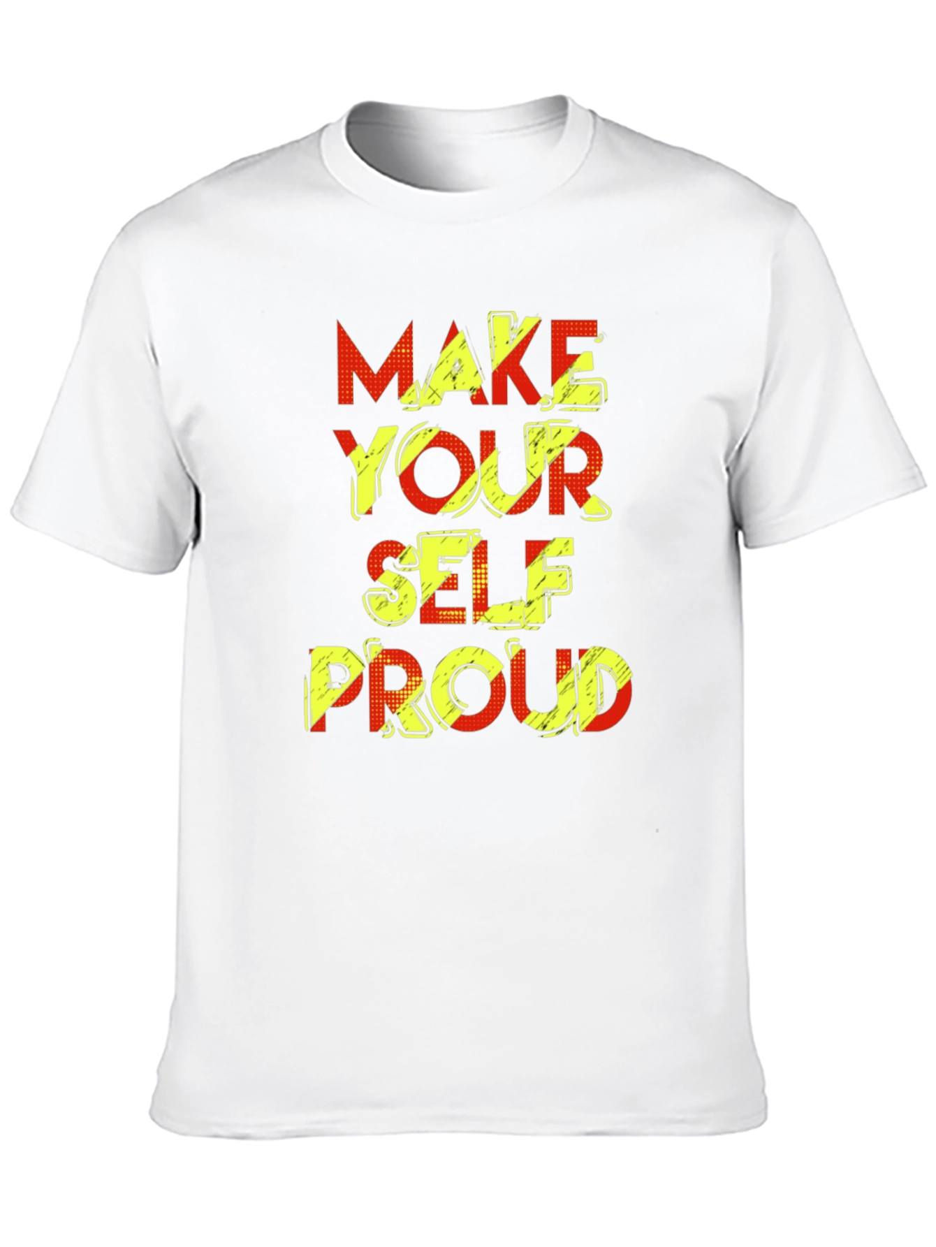 Inspirational Tee: Make Yourself Proud Black T-Shirt