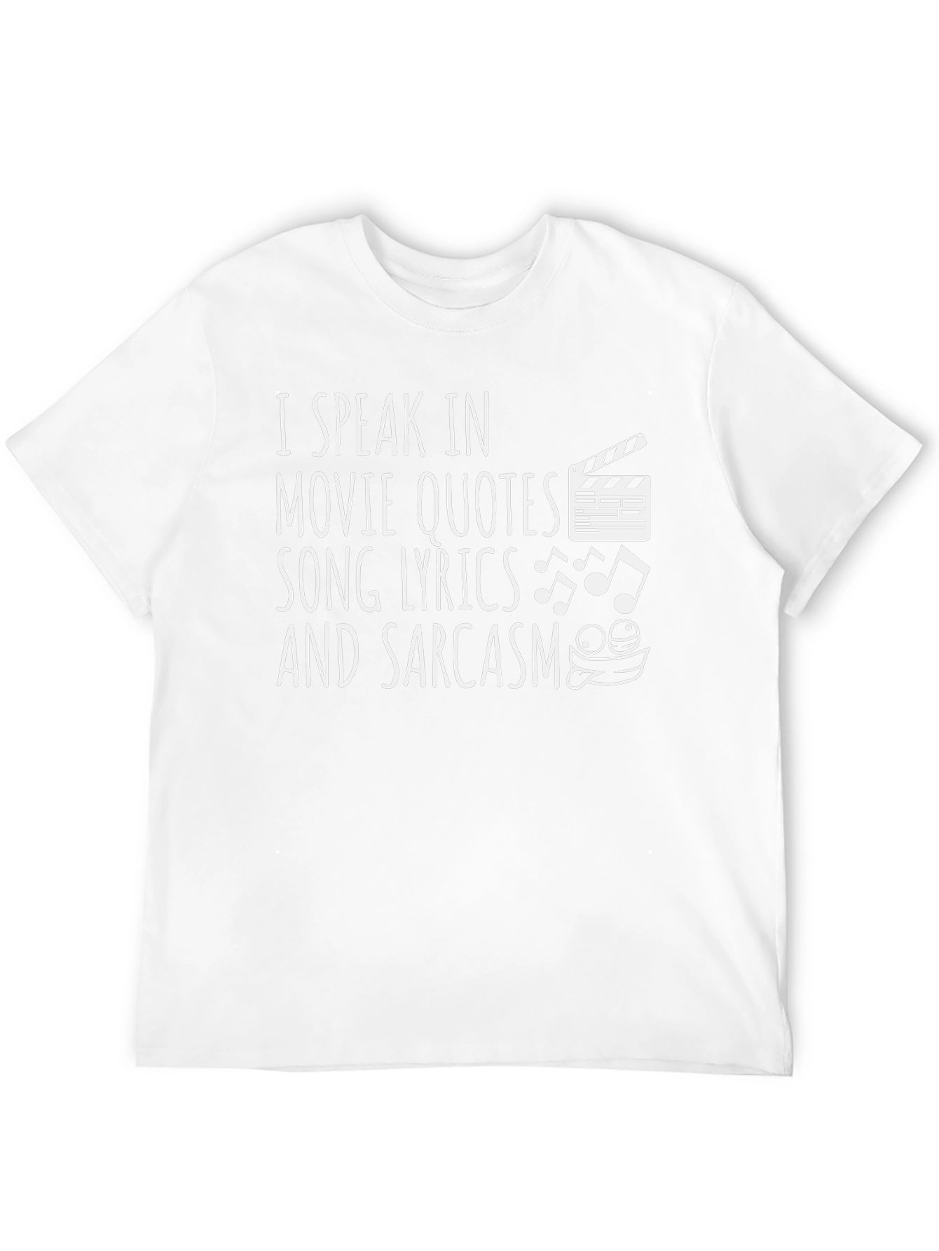 Movie Quotes Song Lyrics Sarcasm Graphic Tee