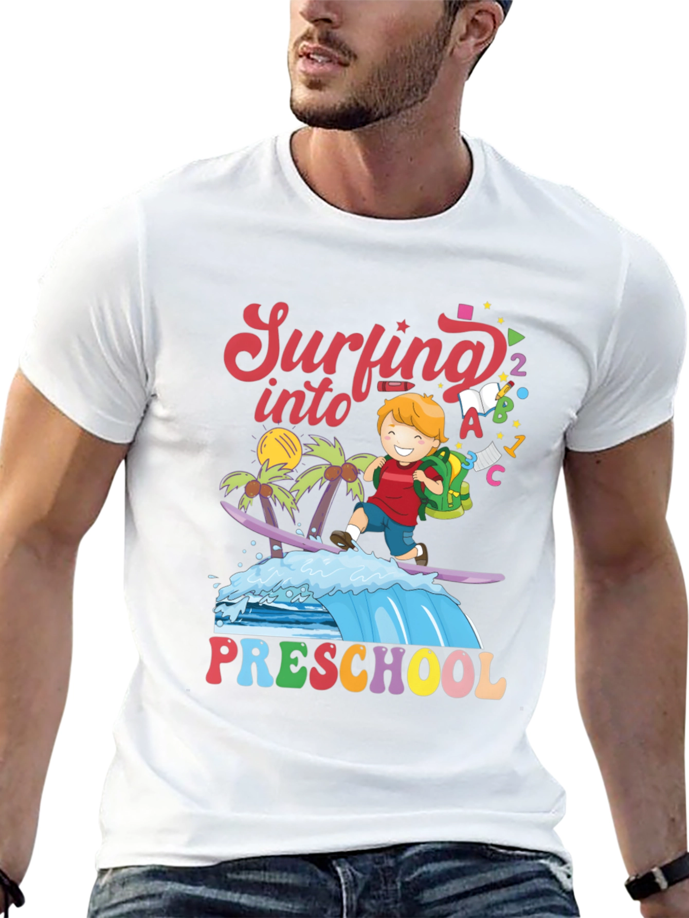 Surfing into Preschool T-Shirt