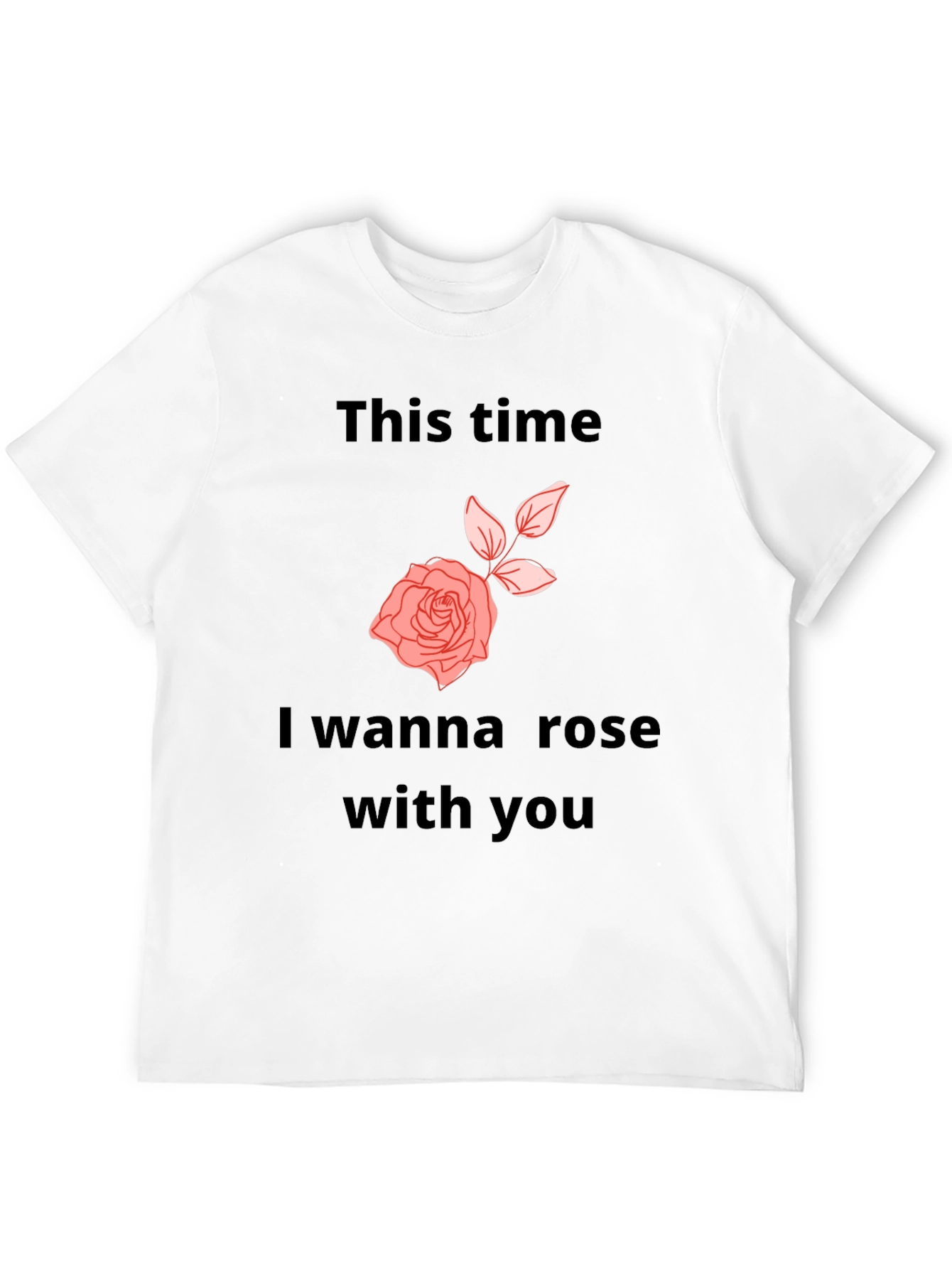 Romantic Rose Graphic T-Shirt