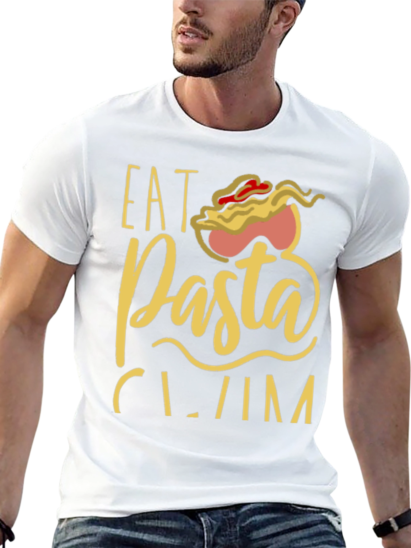 Eat Pasta Claim T-Shirt Funny Foodie Tee