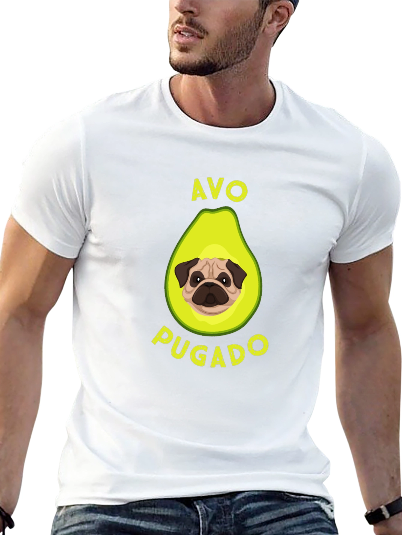 Avo-Pugado T-Shirt | Funny Avocado Pug Tee