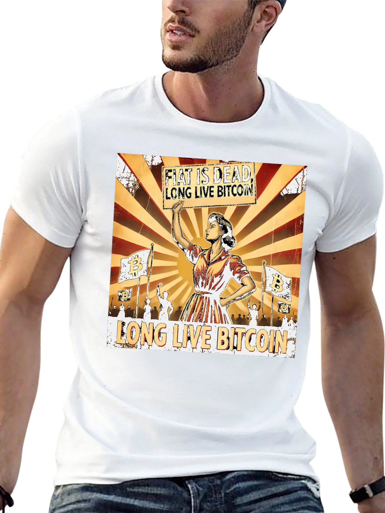 Bitcoin Graphic Tee - Long Live Bitcoin