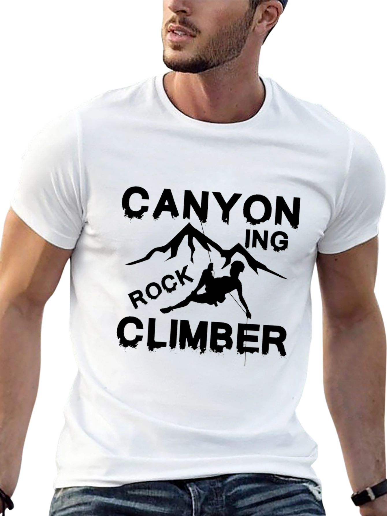 Canyon Rock Climber Graphic T-Shirt