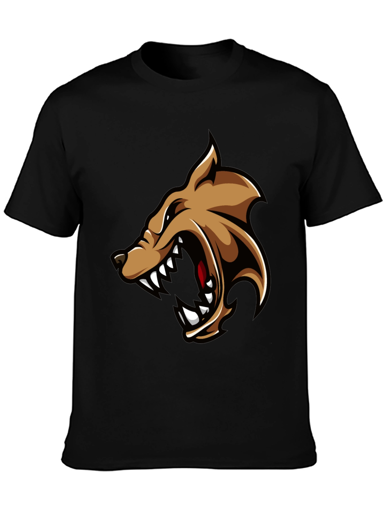 Fierce Dog Graphic Tee - Black