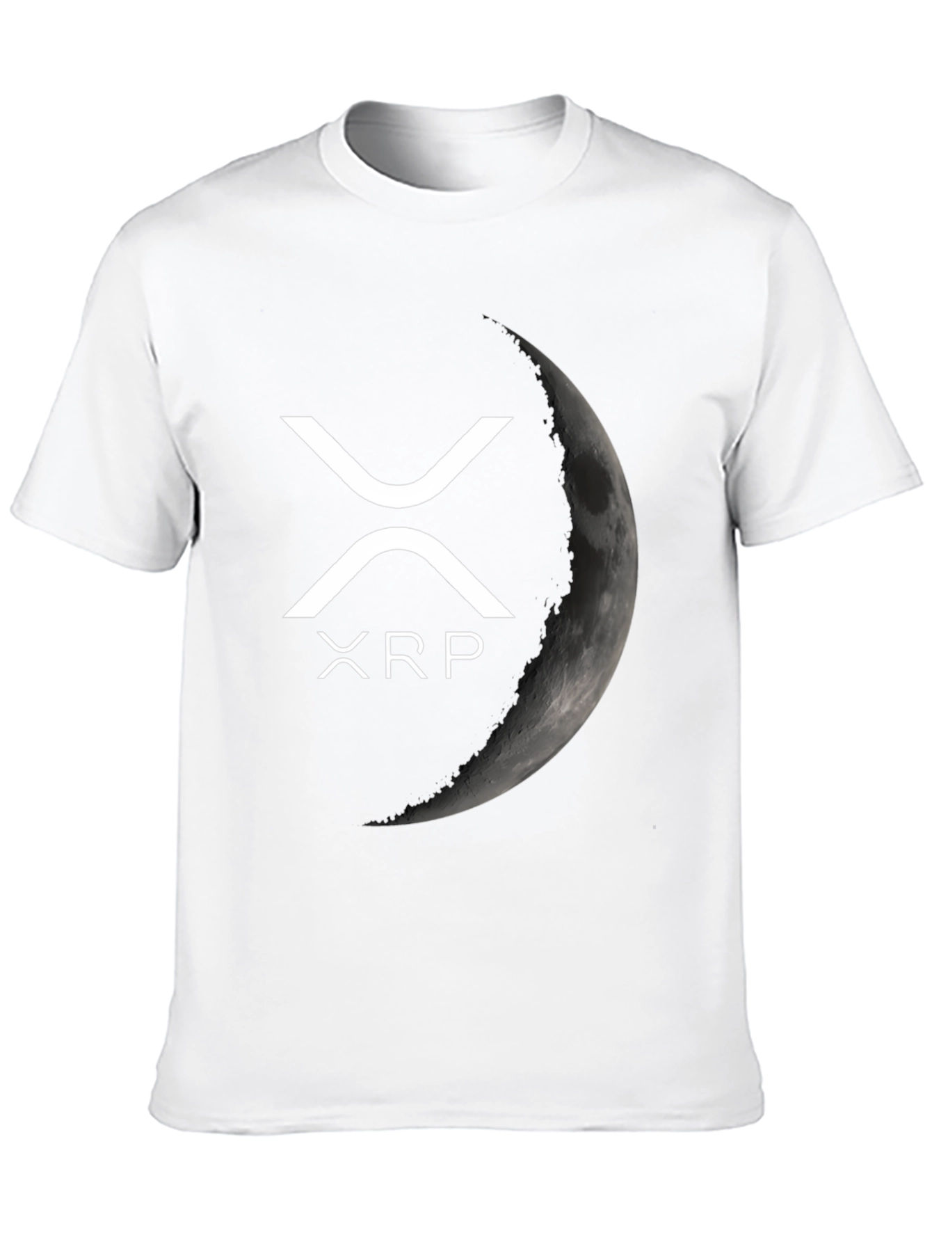 Ripple XRP Moon Crypto T-Shirt - Black