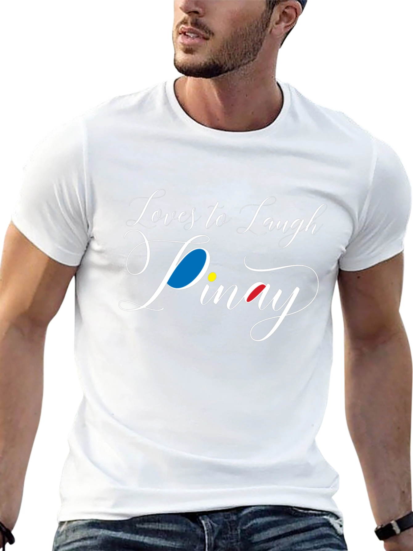 Loves to Laugh Pinay Black T-Shirt