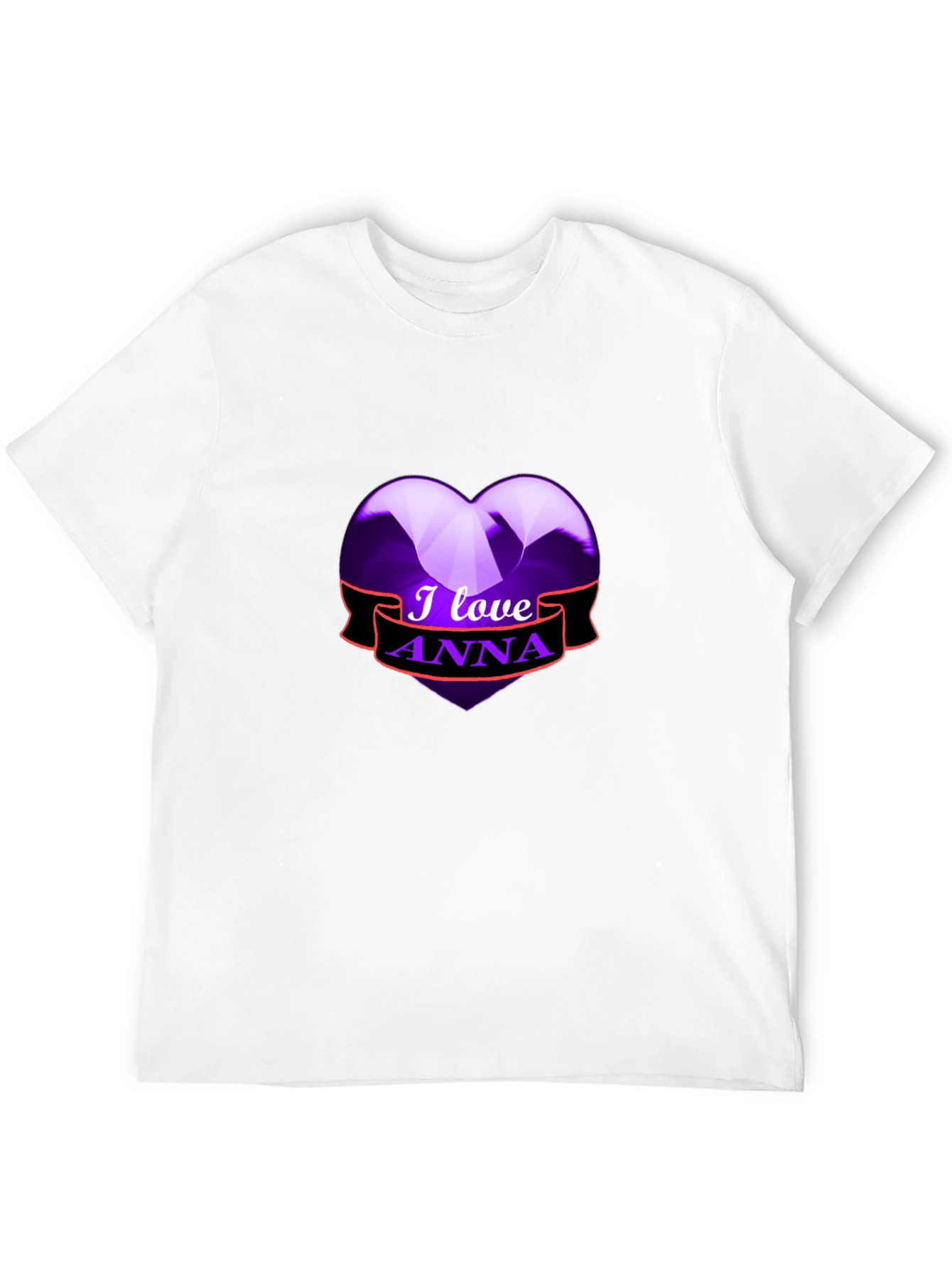 I Love Anna Graphic Tee - Heart Design