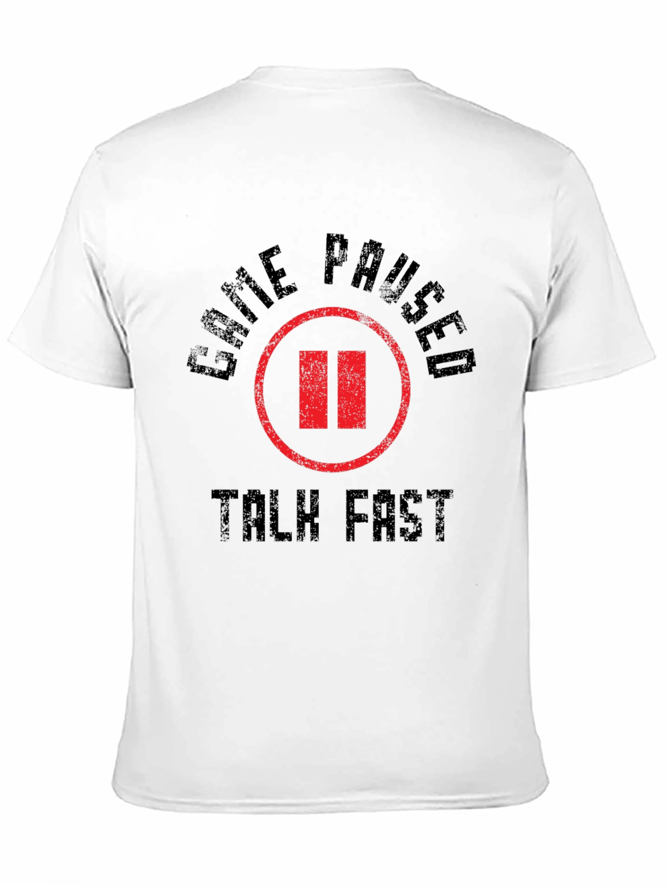 Game Paused Talk Fast Graphic Tee - Gamer Shirt