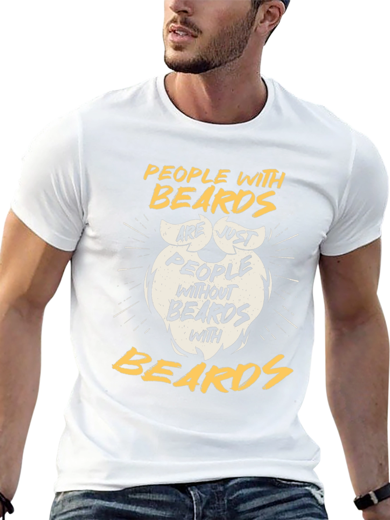 Funny Beard T-Shirt - People with Beards