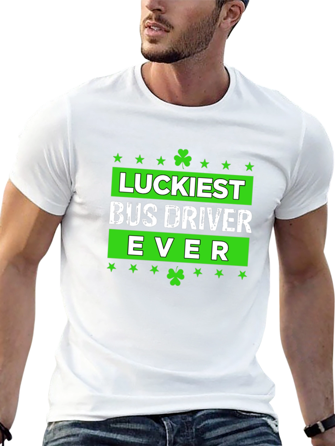 Luckiest Bus Driver Ever St. Patricks Day T-Shirt