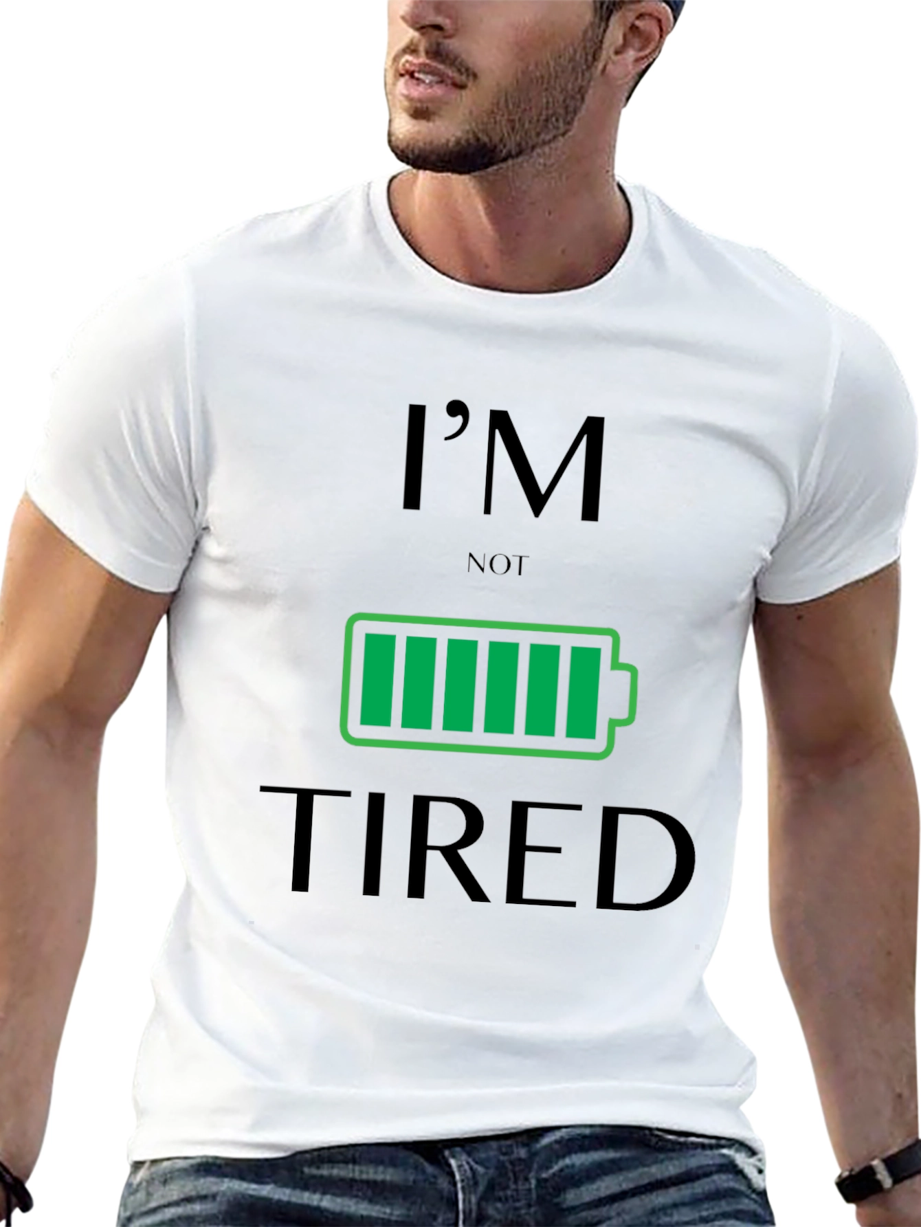 Im Not Tired Battery Graphic Tee