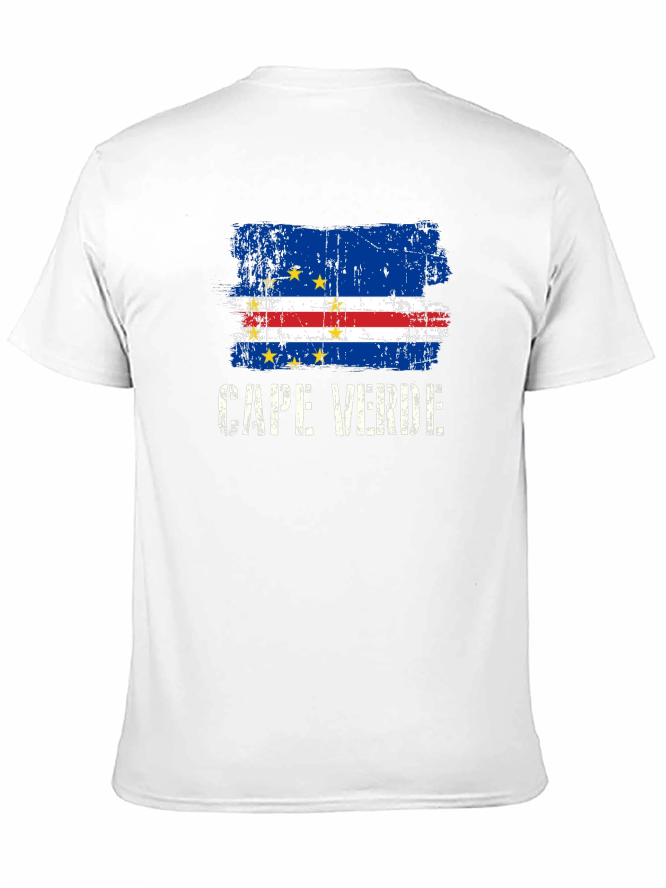 Cape Verde Flag T-Shirt - Black