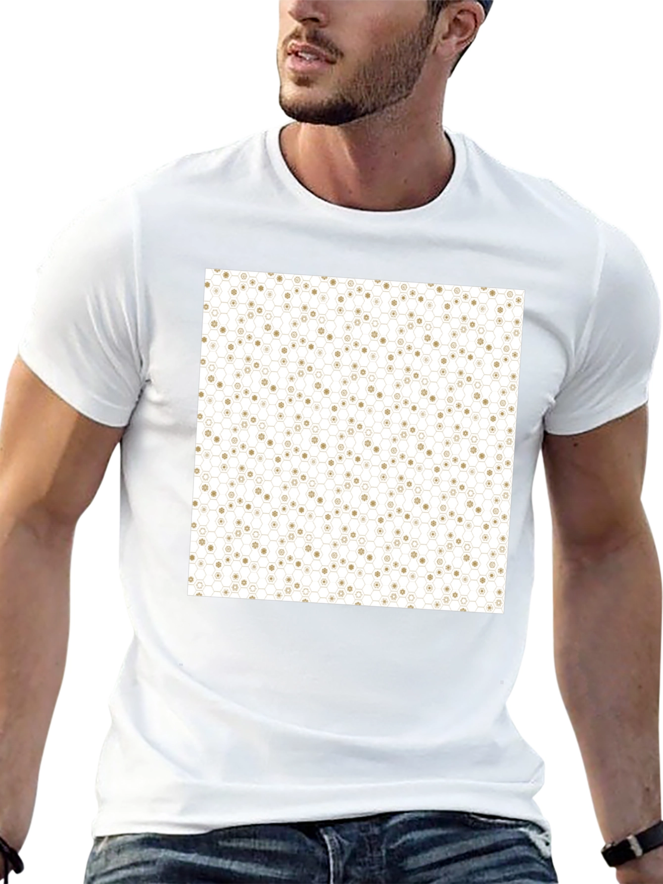 Geometric Pattern Tee - Modern Design