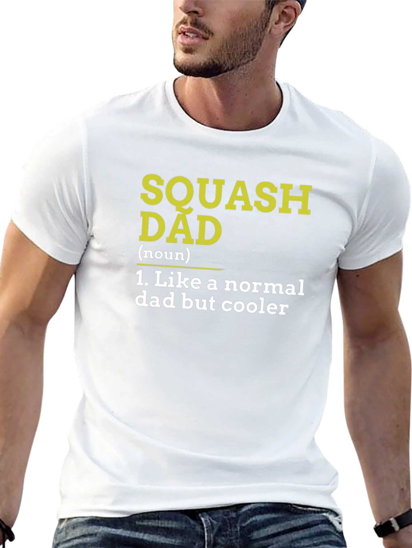 Squash Dad T-Shirt - Cool Fathers Day Gift
