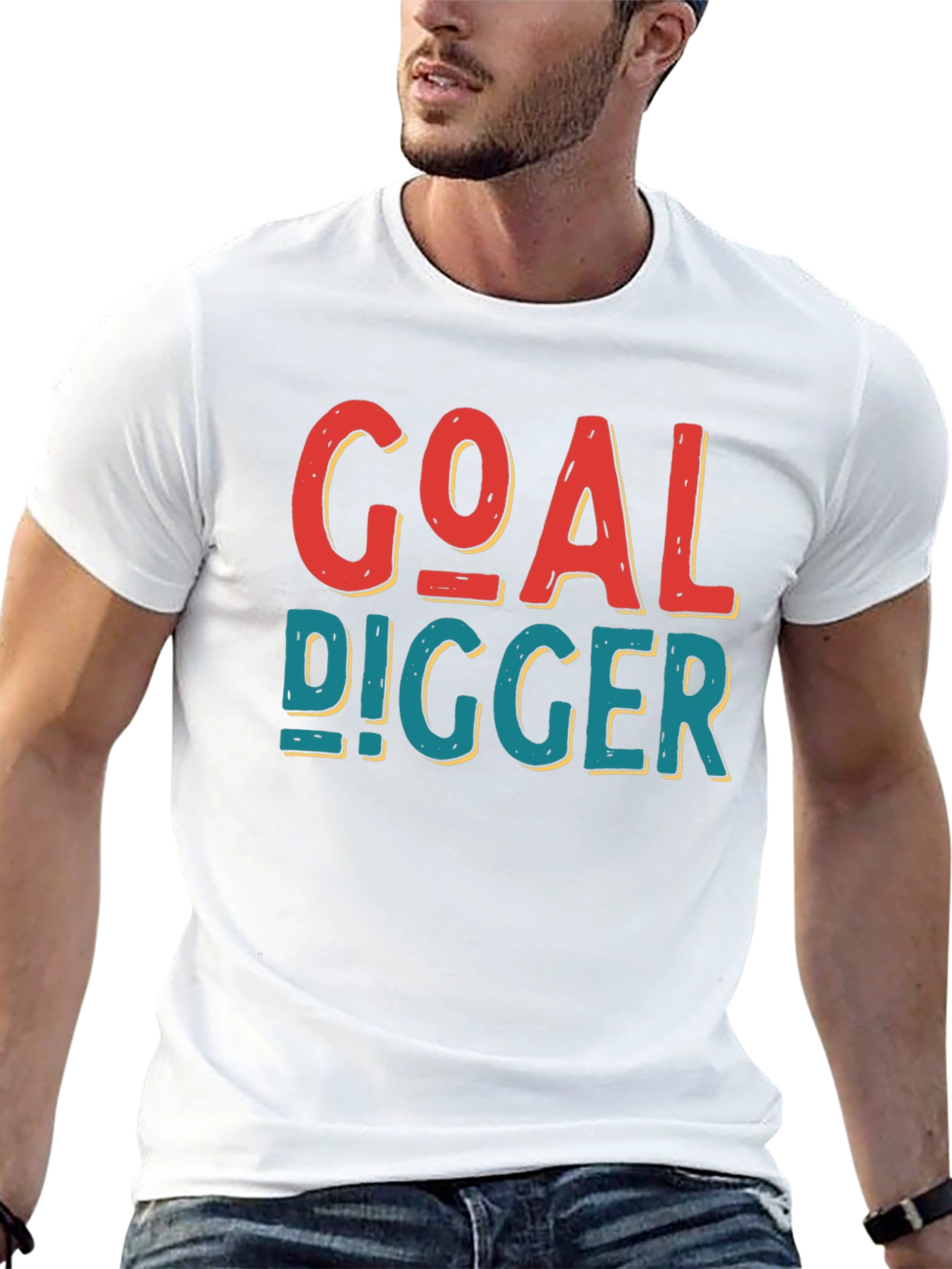 Goal Digger Graphic Tee - Black