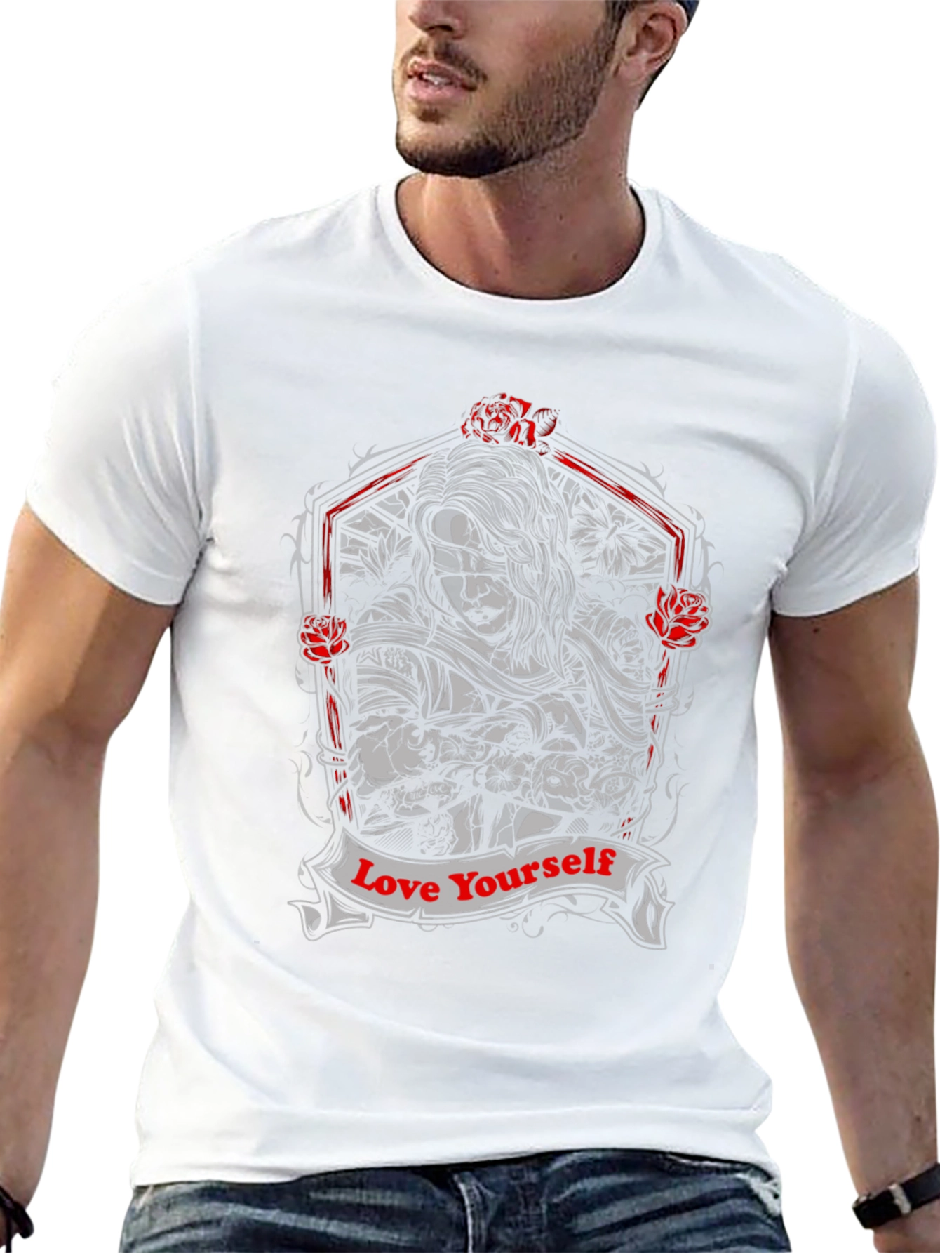 Love Yourself Graphic Tee - Black Unisex T-Shirt