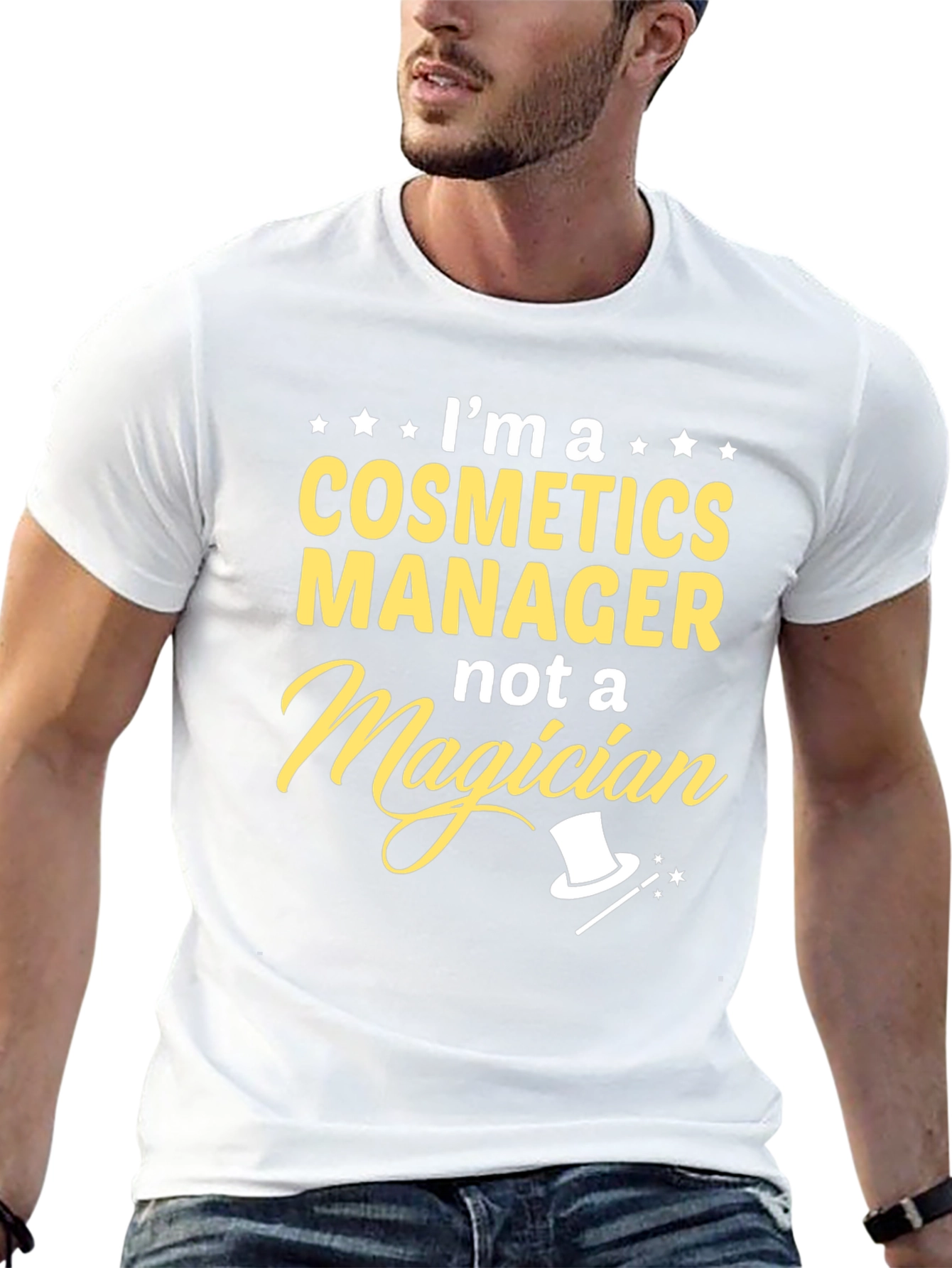 Cosmetics Manager T-Shirt - Funny Job Title Tee