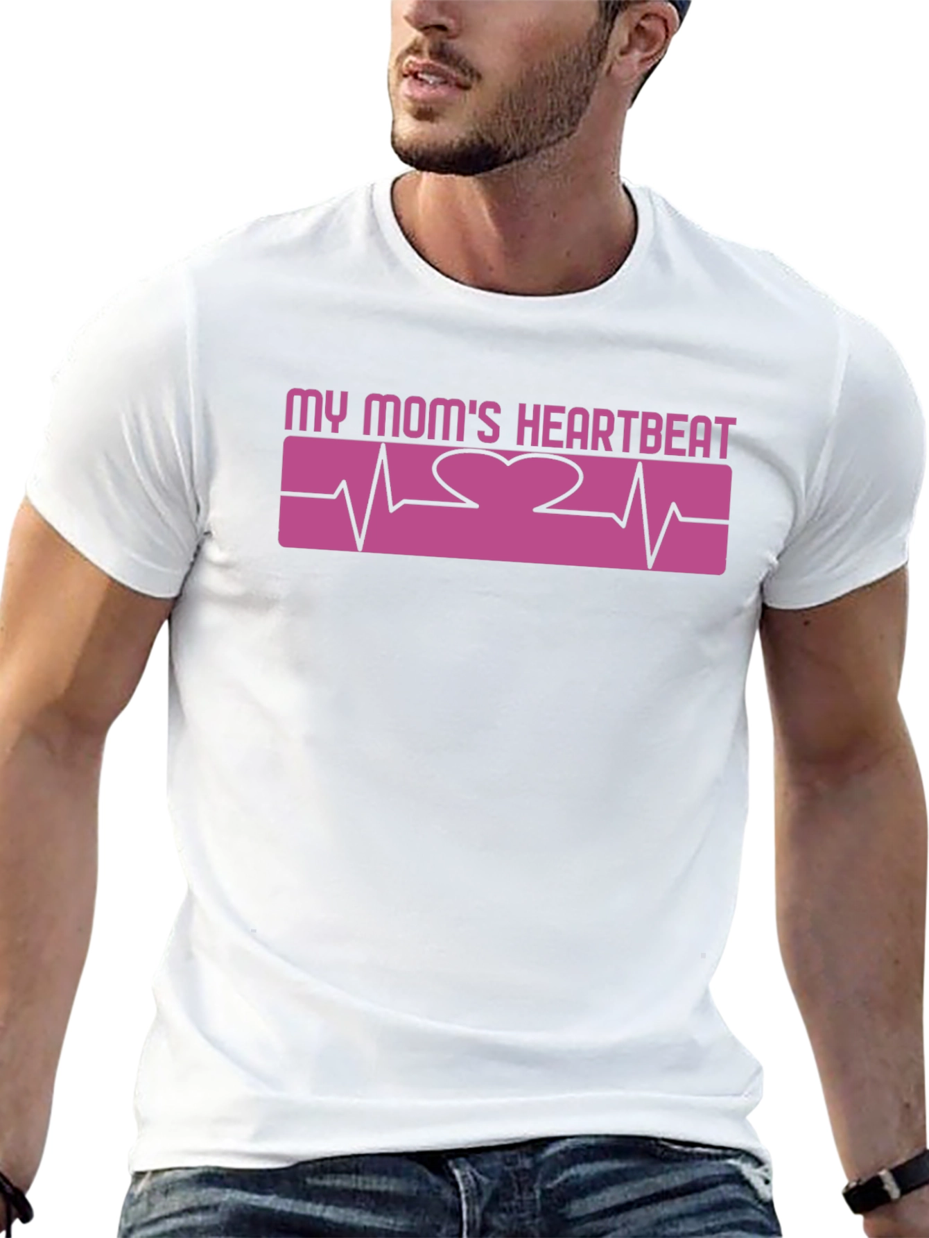 My Moms Heartbeat Graphic Tee - Love & Appreciation
