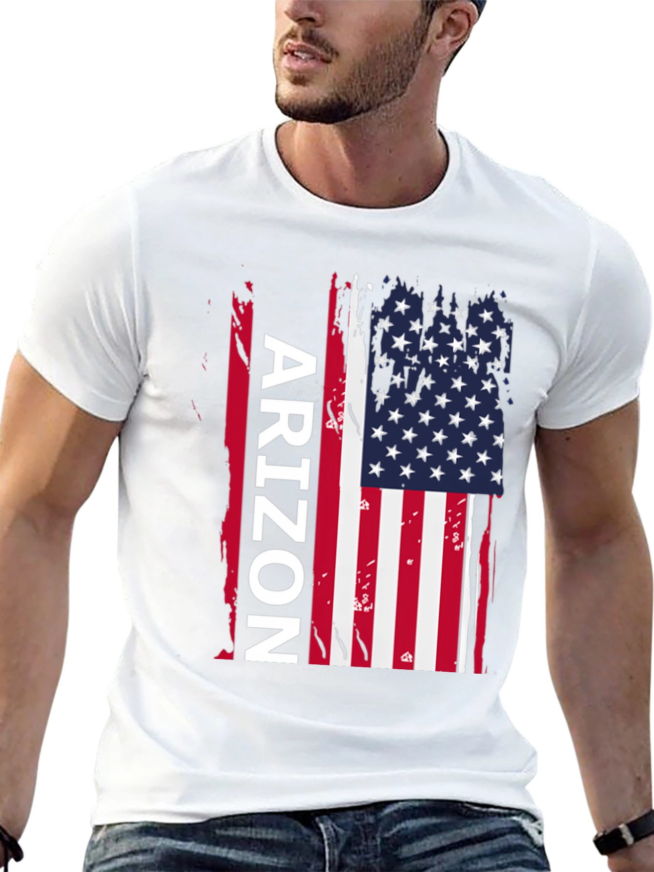 Arizona Flag T-Shirt - Patriotic Design