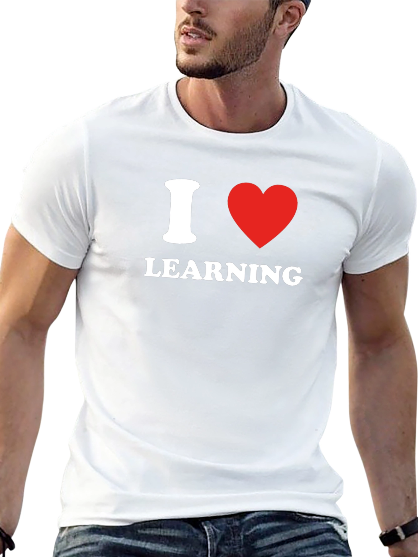 I Heart Learning Black T-Shirt