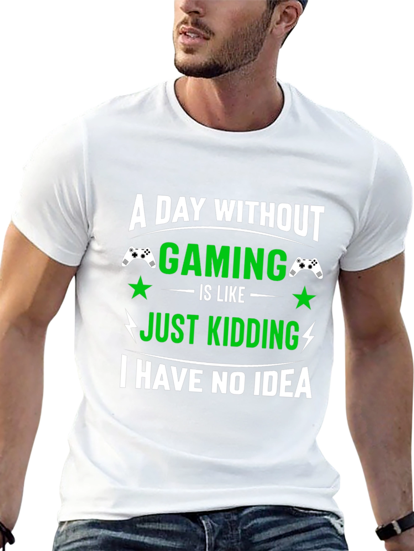 Funny Gamer T-Shirt: A Day Without Gaming