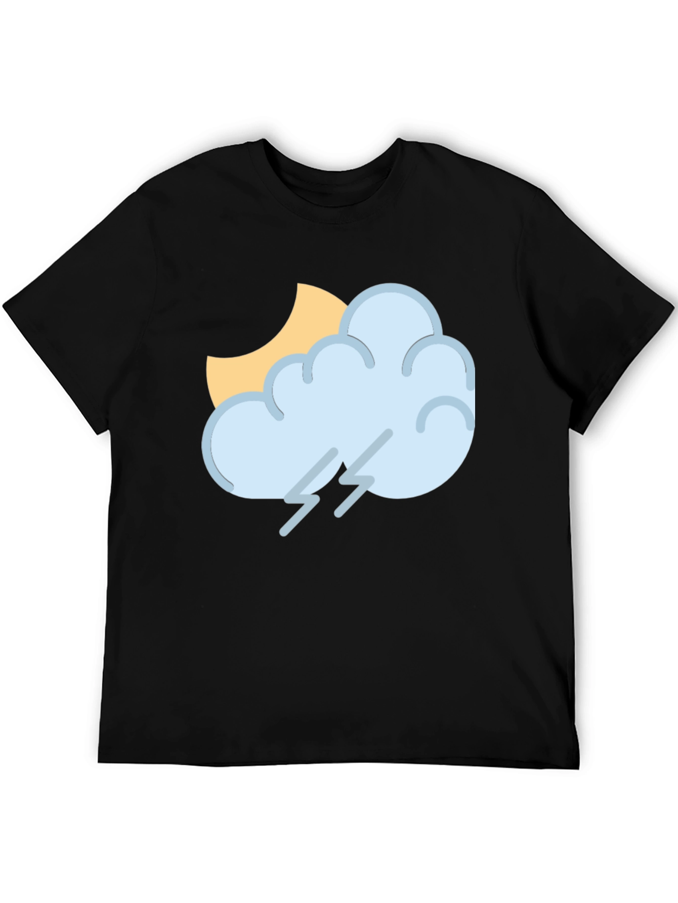 Stormy Weather Graphic Tee - Black Unisex T-Shirt