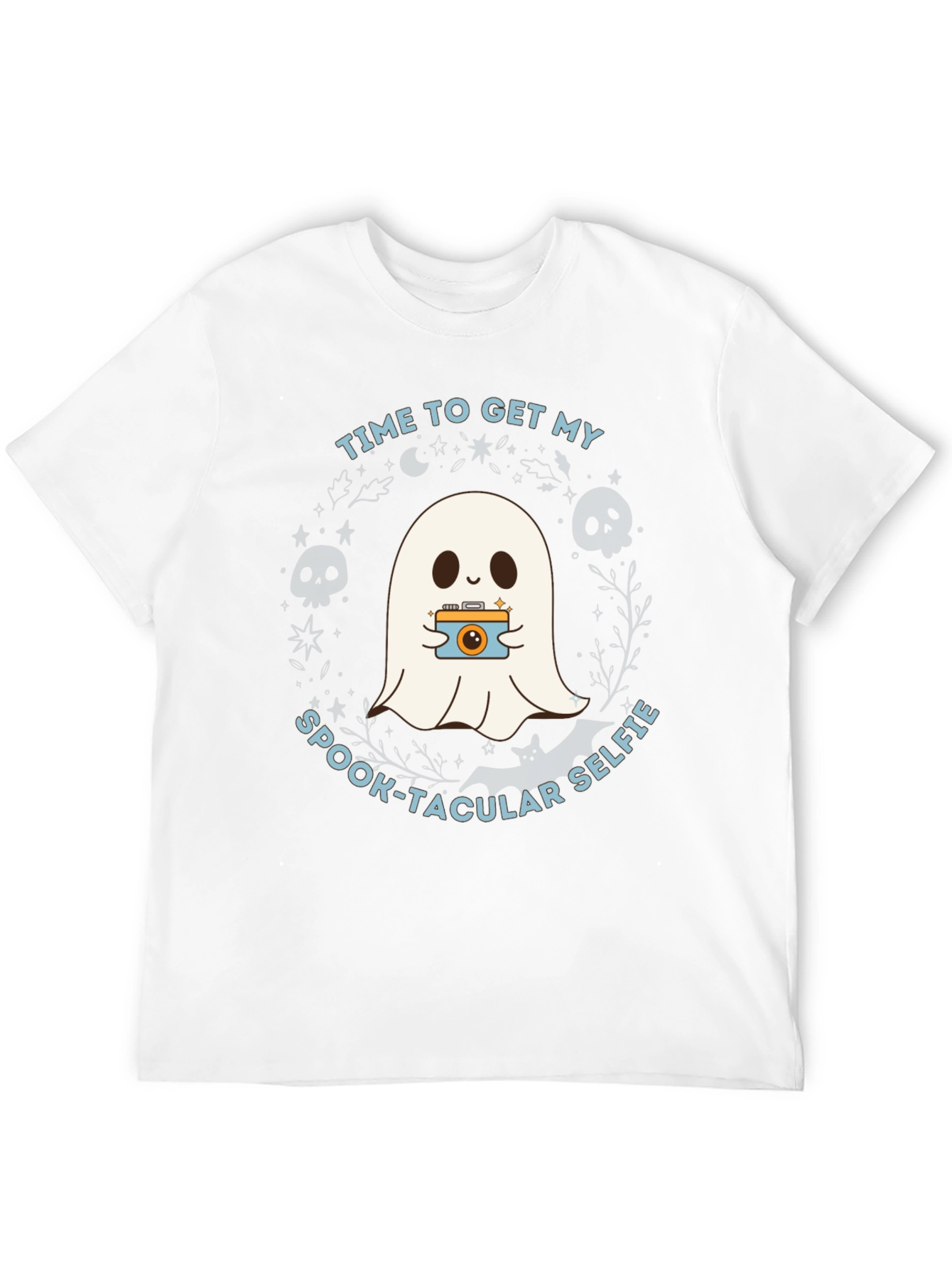 Spook-tacular Selfie T-Shirt - Halloween Ghost Tee