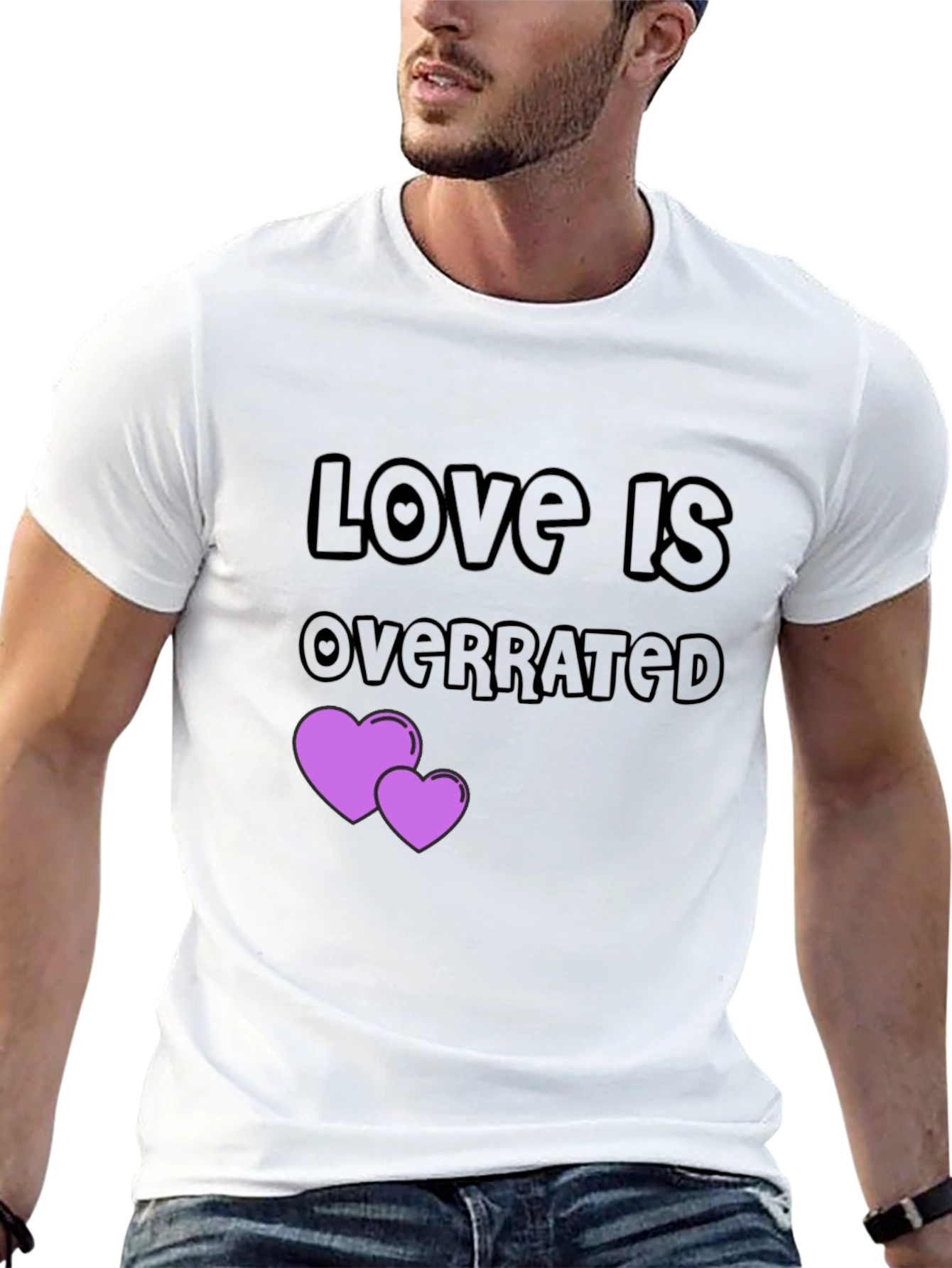 Love is Overrated T-Shirt - Anti-Valentines Day Gift