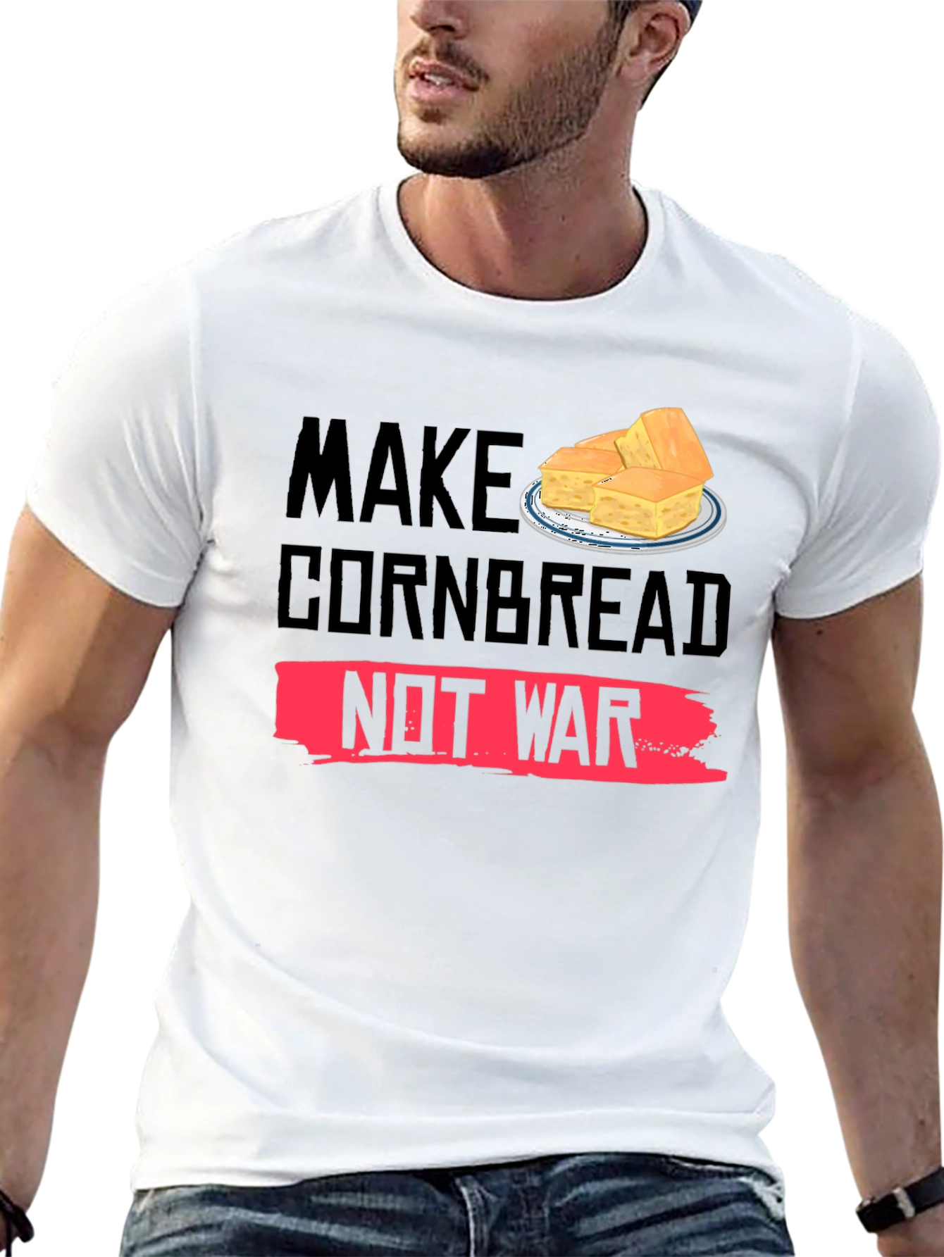 Make Cornbread Not War Graphic Tee