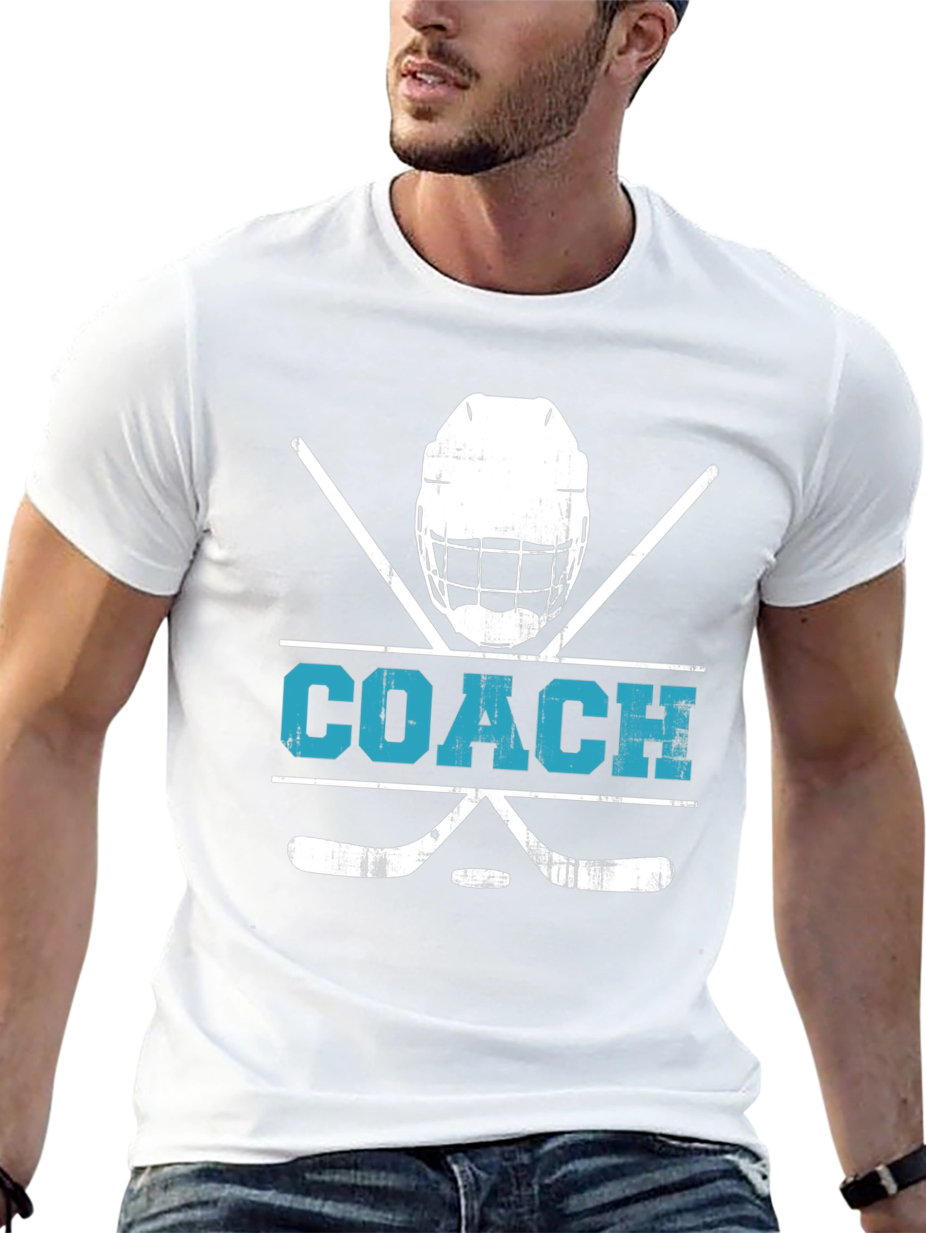 Hockey Coach T-Shirt - Sporty Design