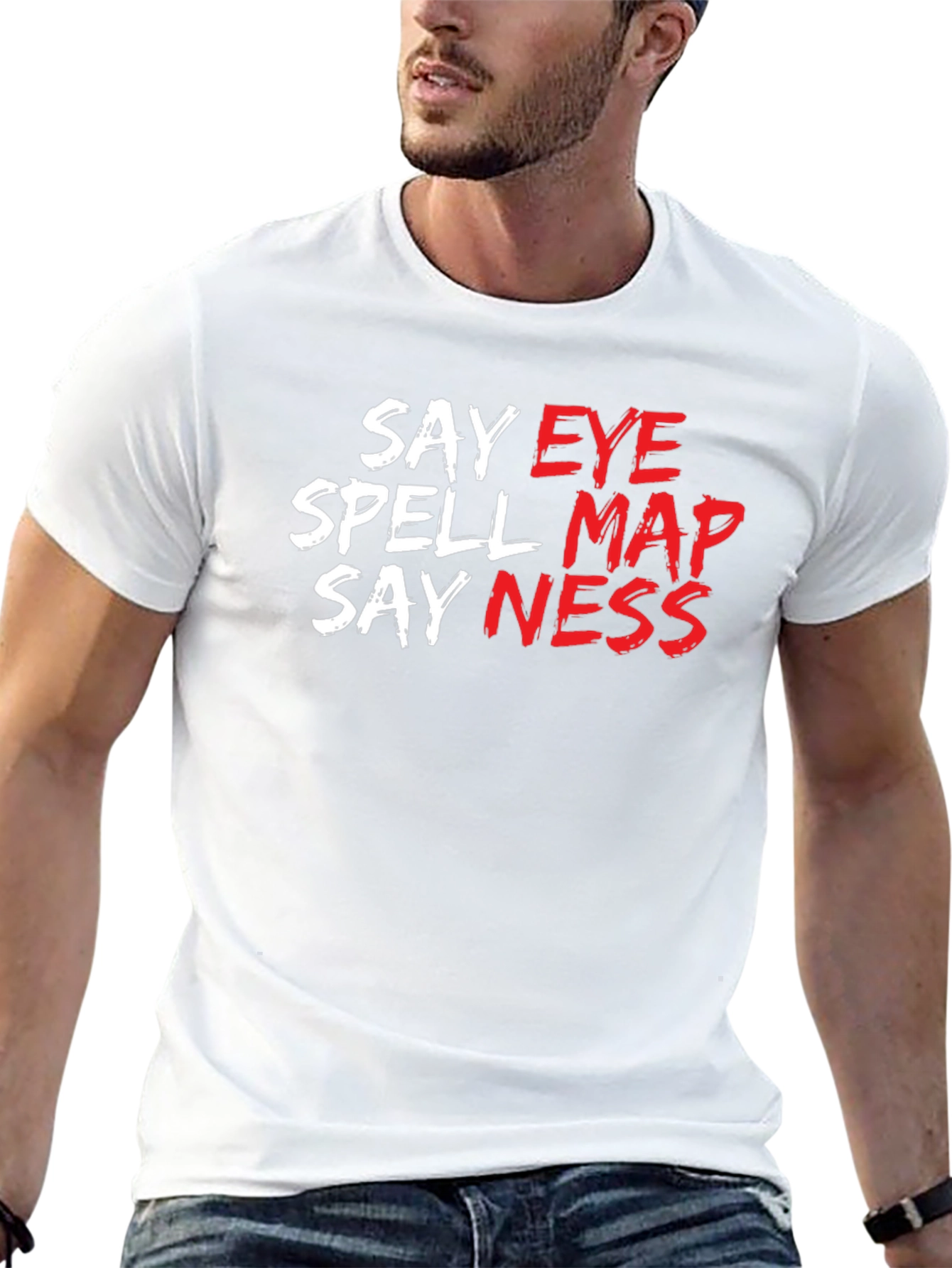 Say Eye Spell Map Say Ness T-Shirt