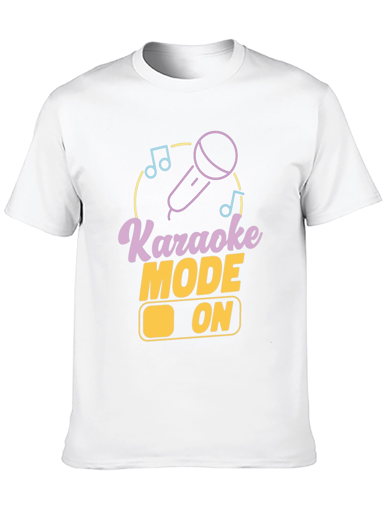 Karaoke Mode On Graphic Tee - Black