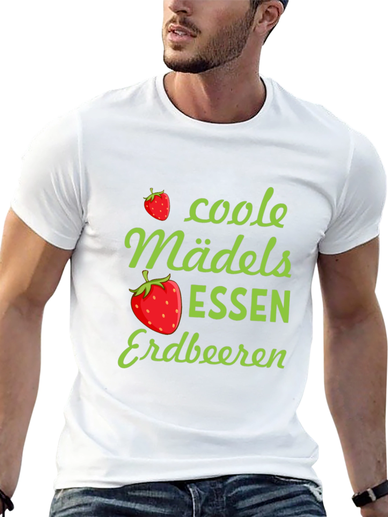 Coole Mädels Essen Erdbeeren Graphic T-Shirt