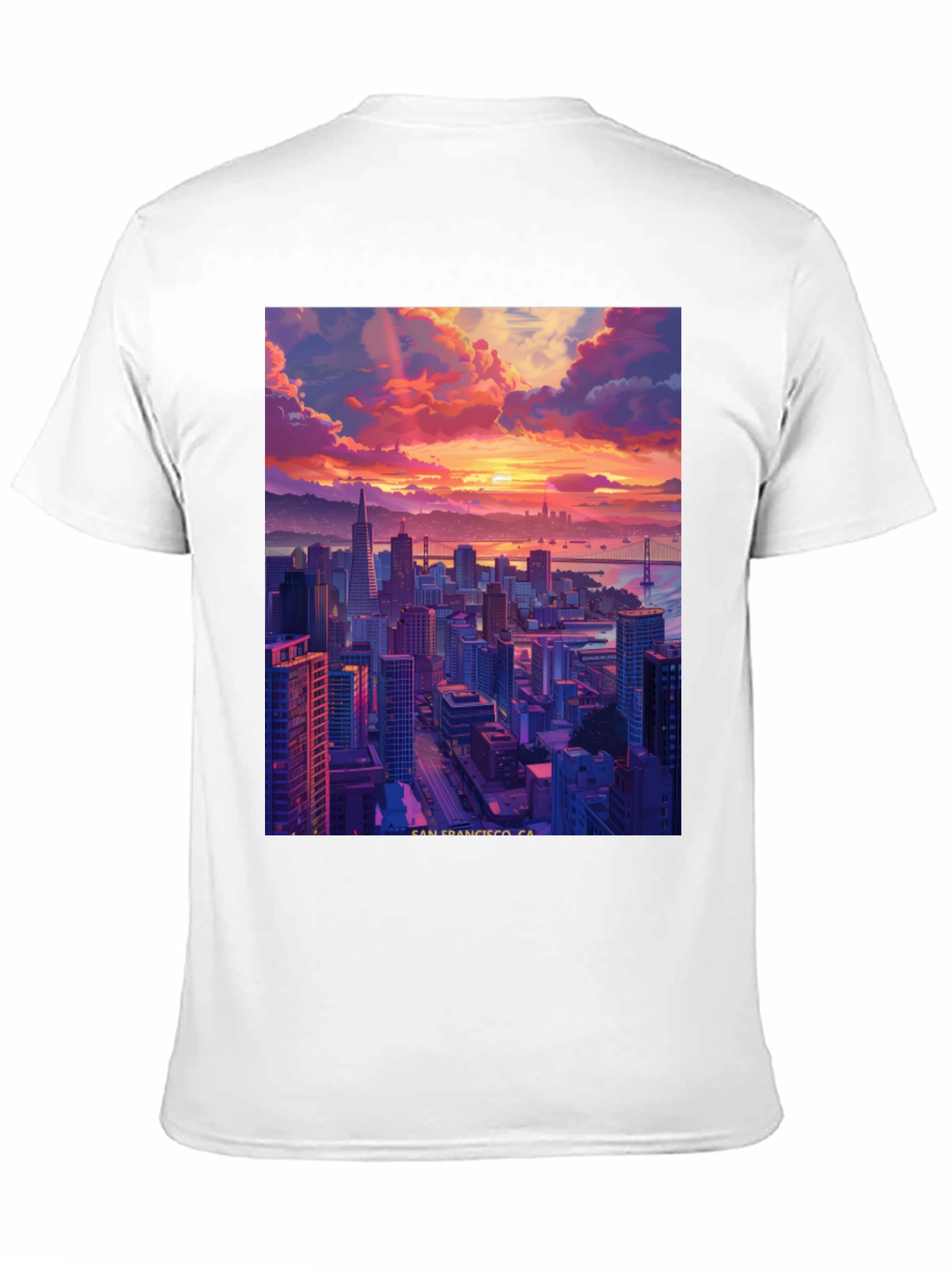 San Francisco Cityscape Graphic T-Shirt