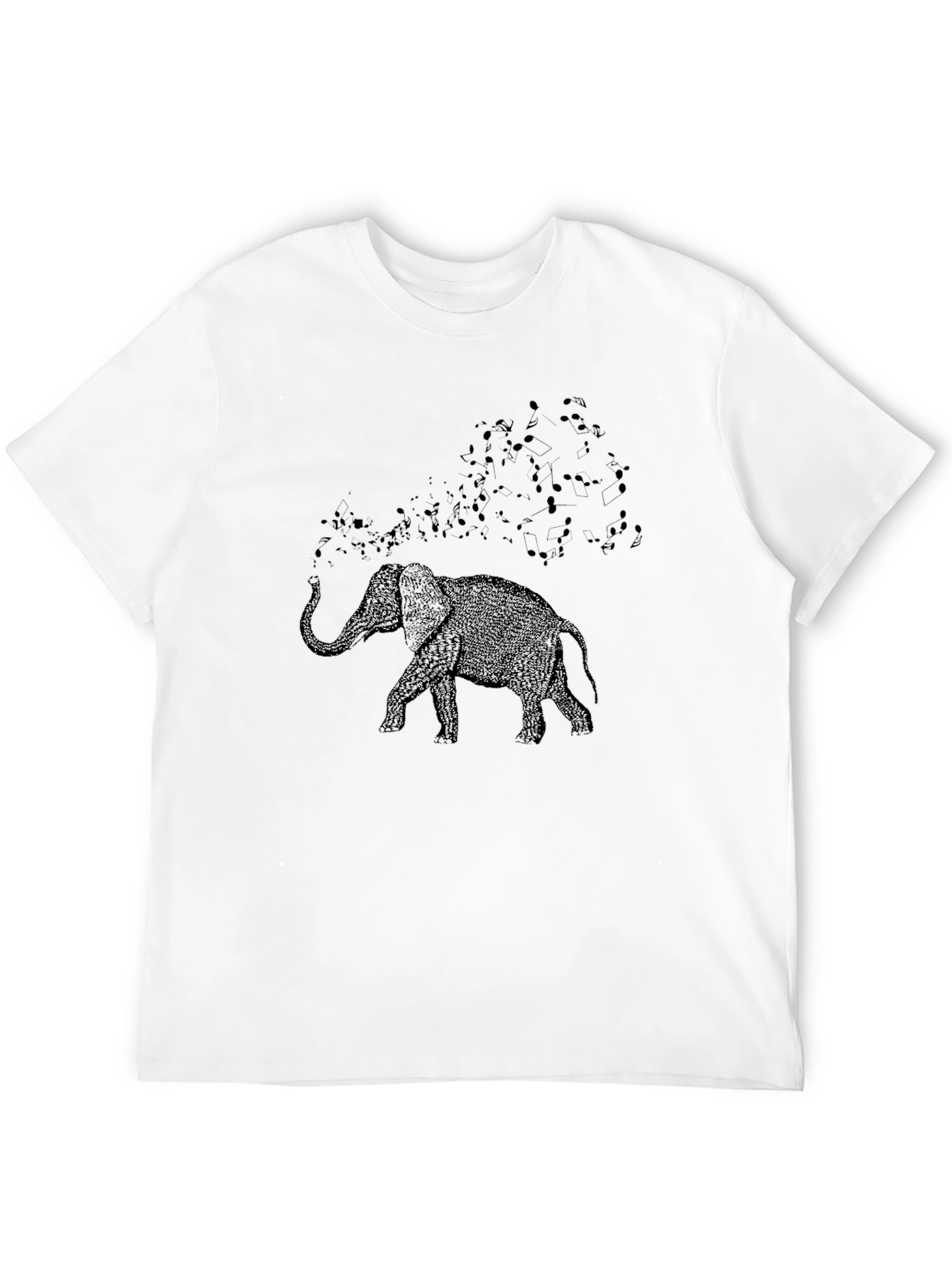 Elephant Music T-Shirt - Stylish Graphic Tee