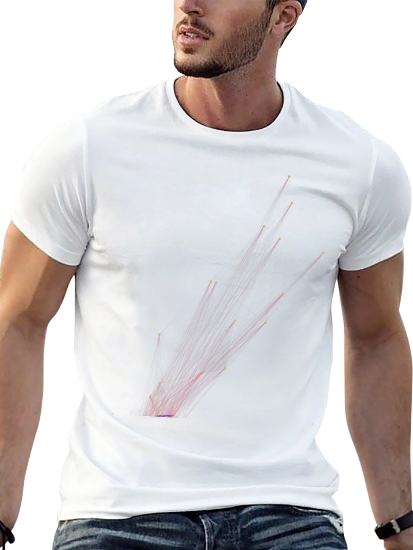 Cosmic Ray Black T-Shirt