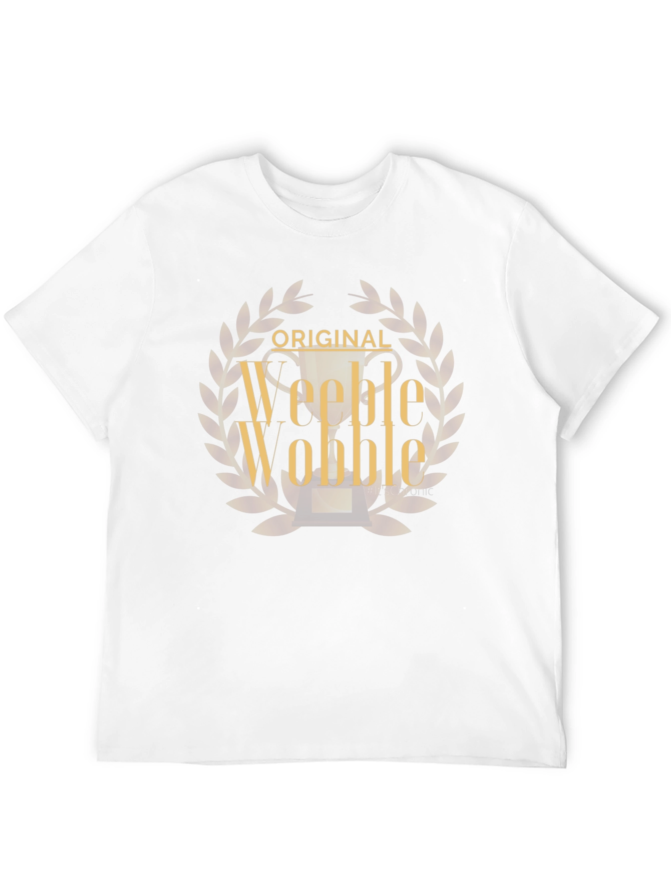 Original Weeble Wobble Graphic Tee - Black