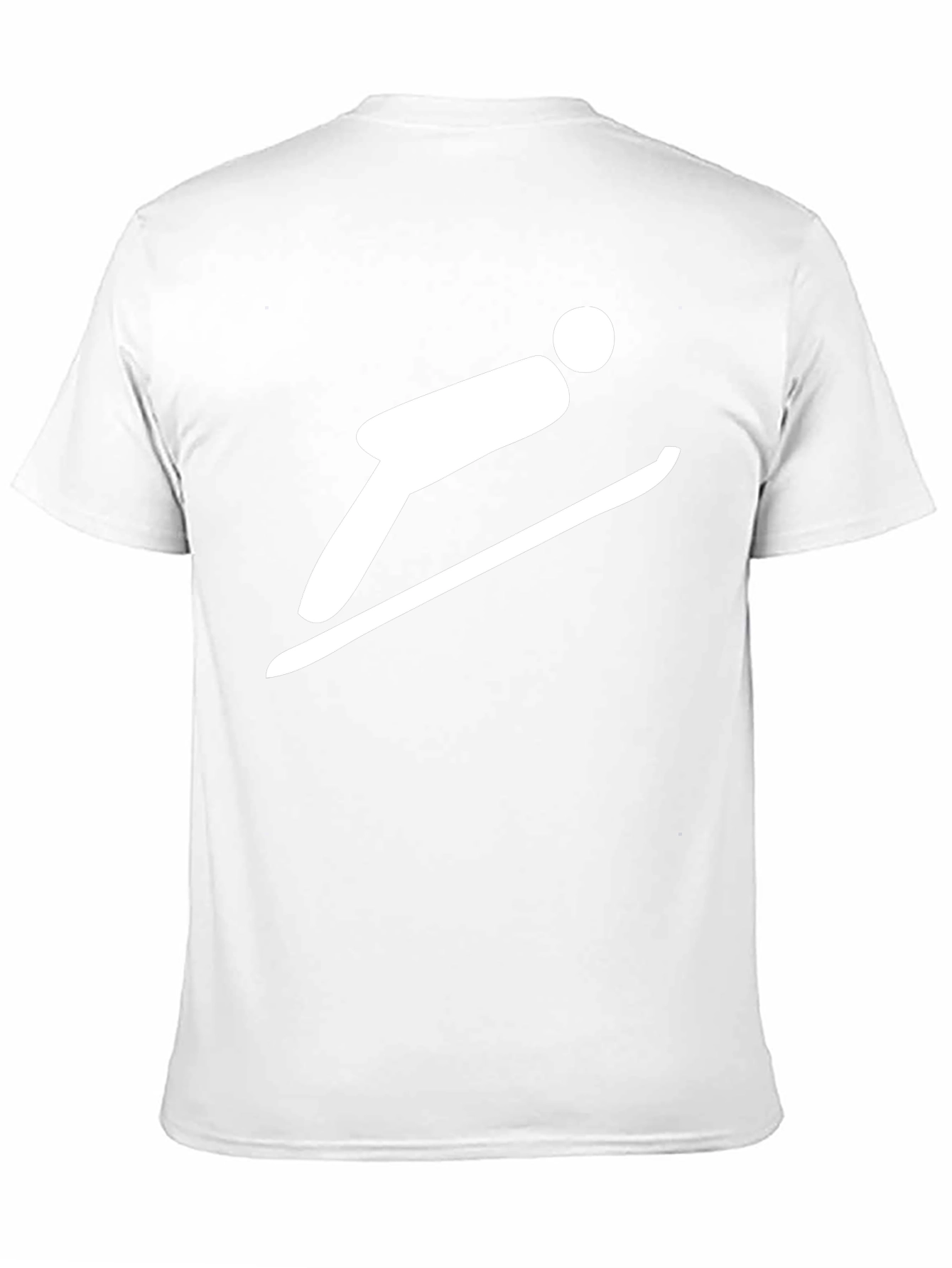 Ski Jumper Graphic Tee - Black