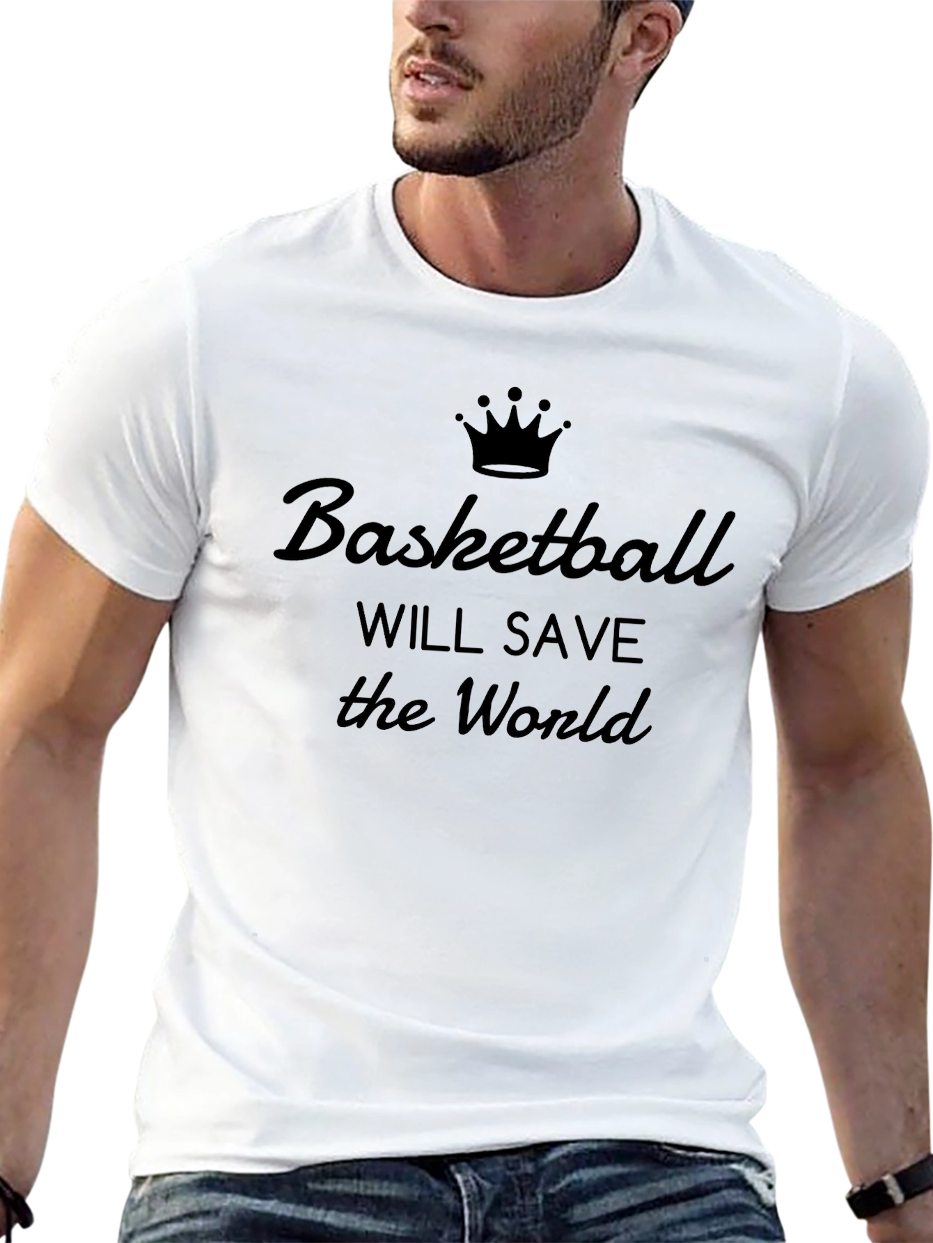 Basketball Will Save The World Graphic Tee