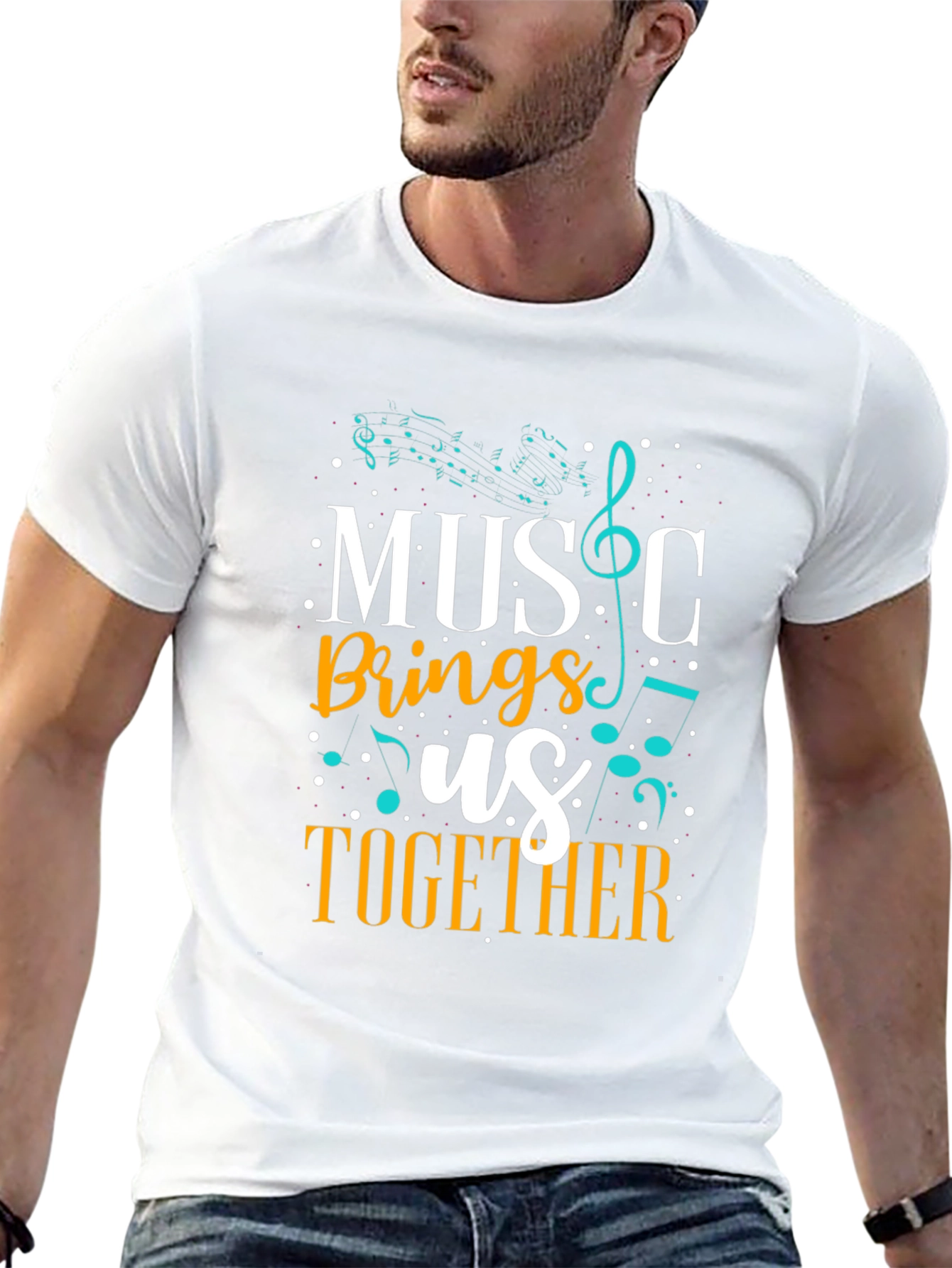 Music Brings Us Together Graphic Tee