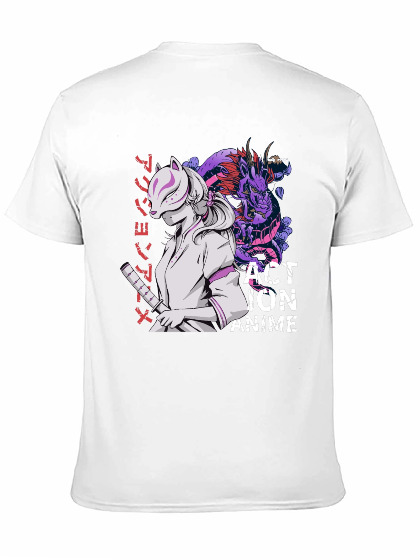 Anime Action Graphic T-Shirt - Stylish Cotton Tee