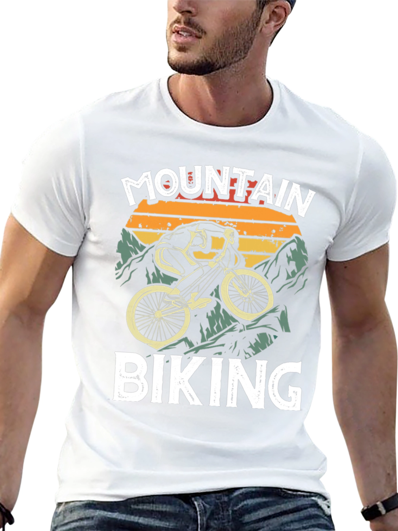 Mountain Biking Graphic Tee