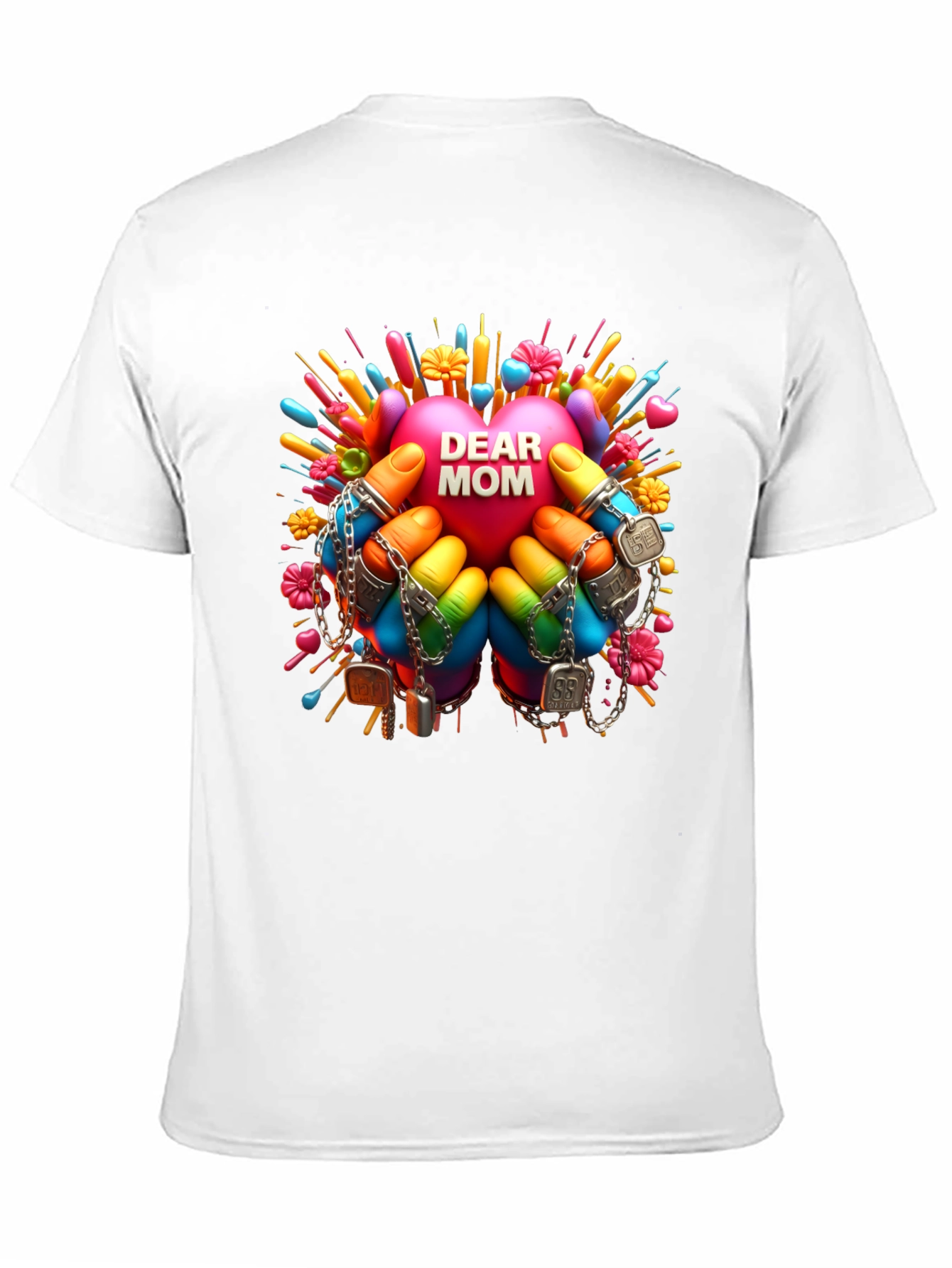 Dear Mom Graphic Print T-Shirt