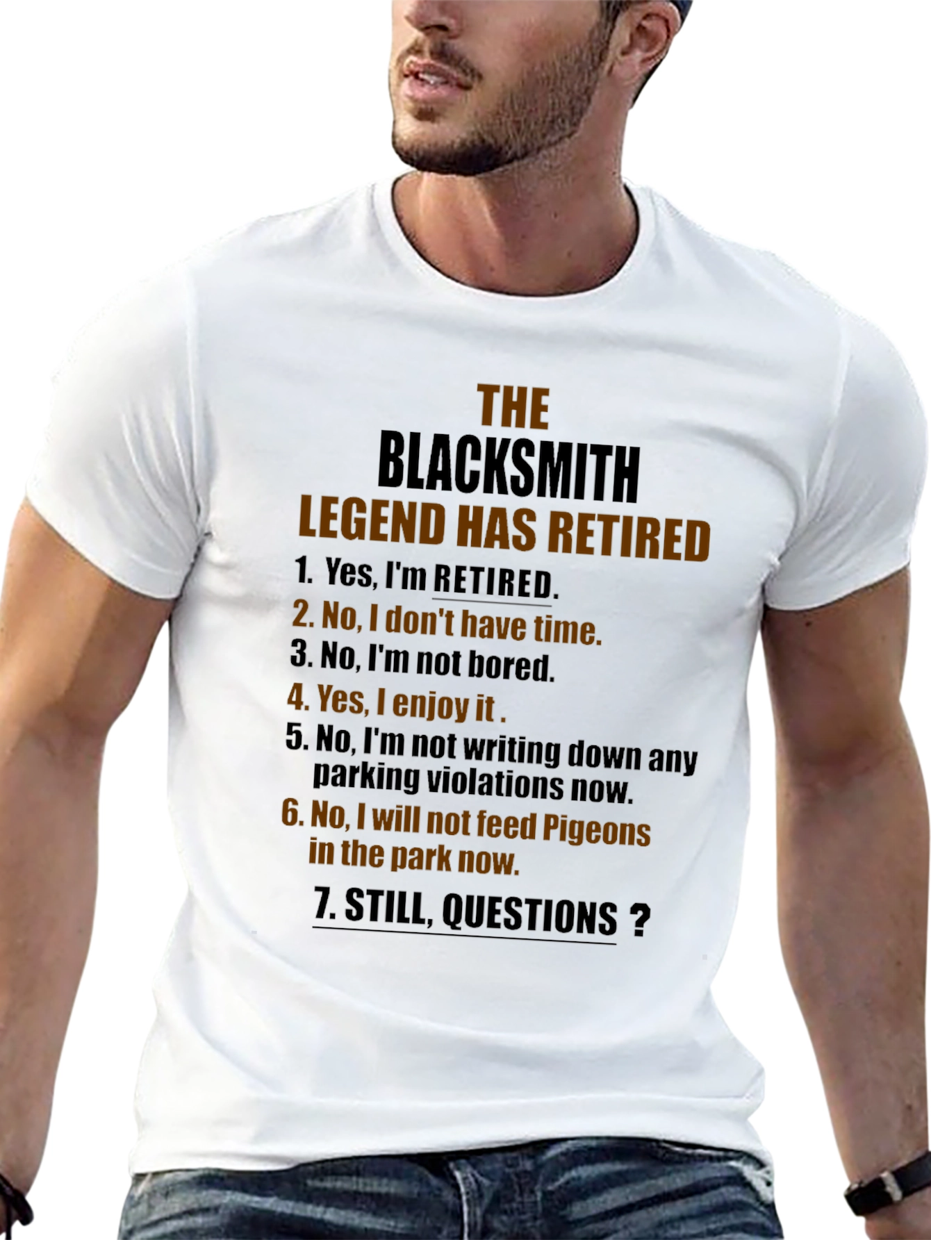 Retired Blacksmith Legend T-Shirt