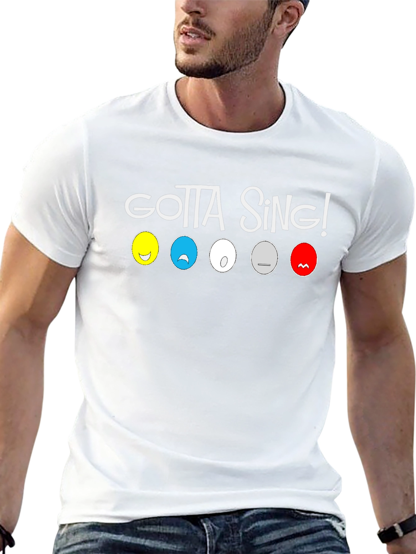 Gotta Sing! Emotions T-Shirt - Black Cotton Tee