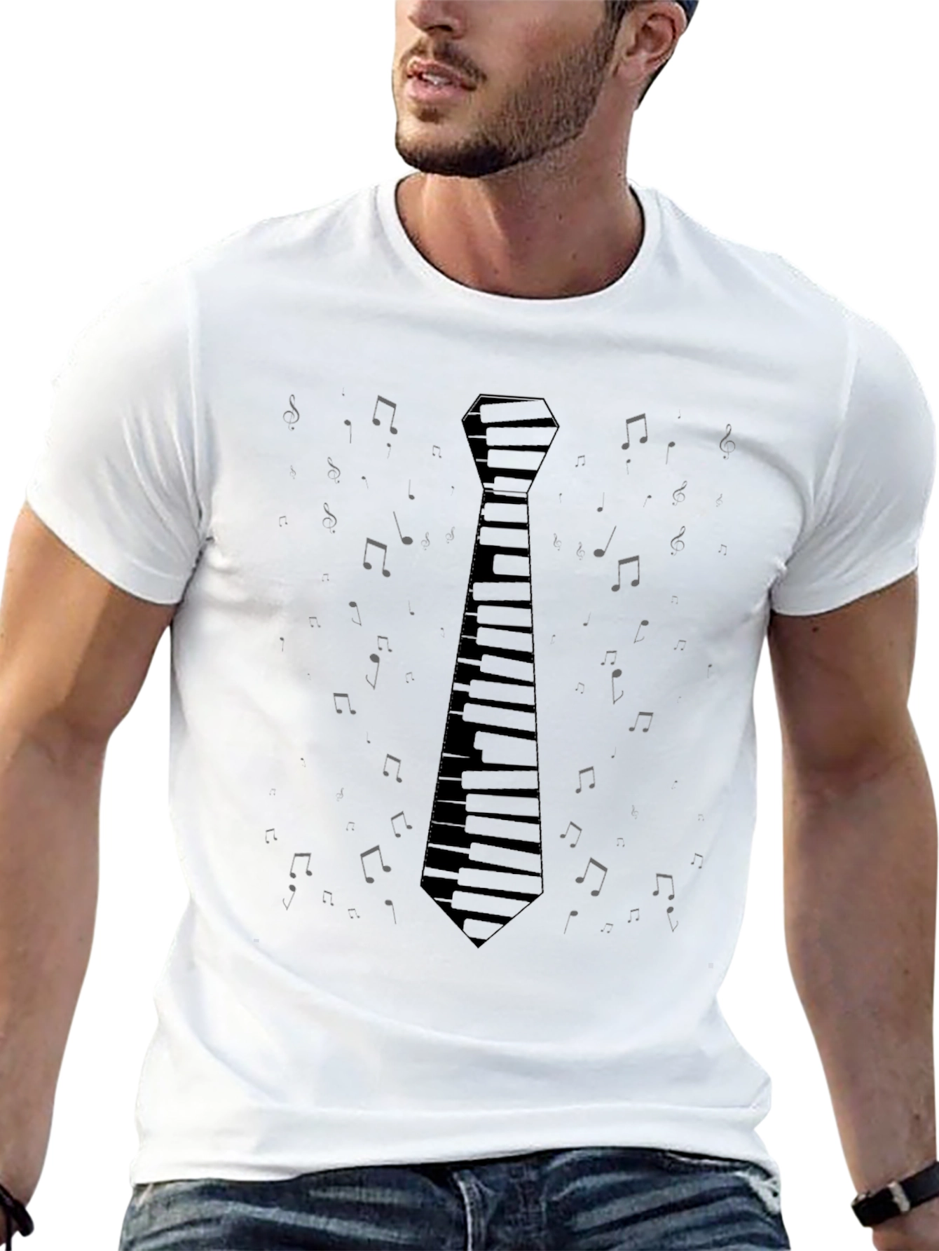 Musical Tie T-Shirt