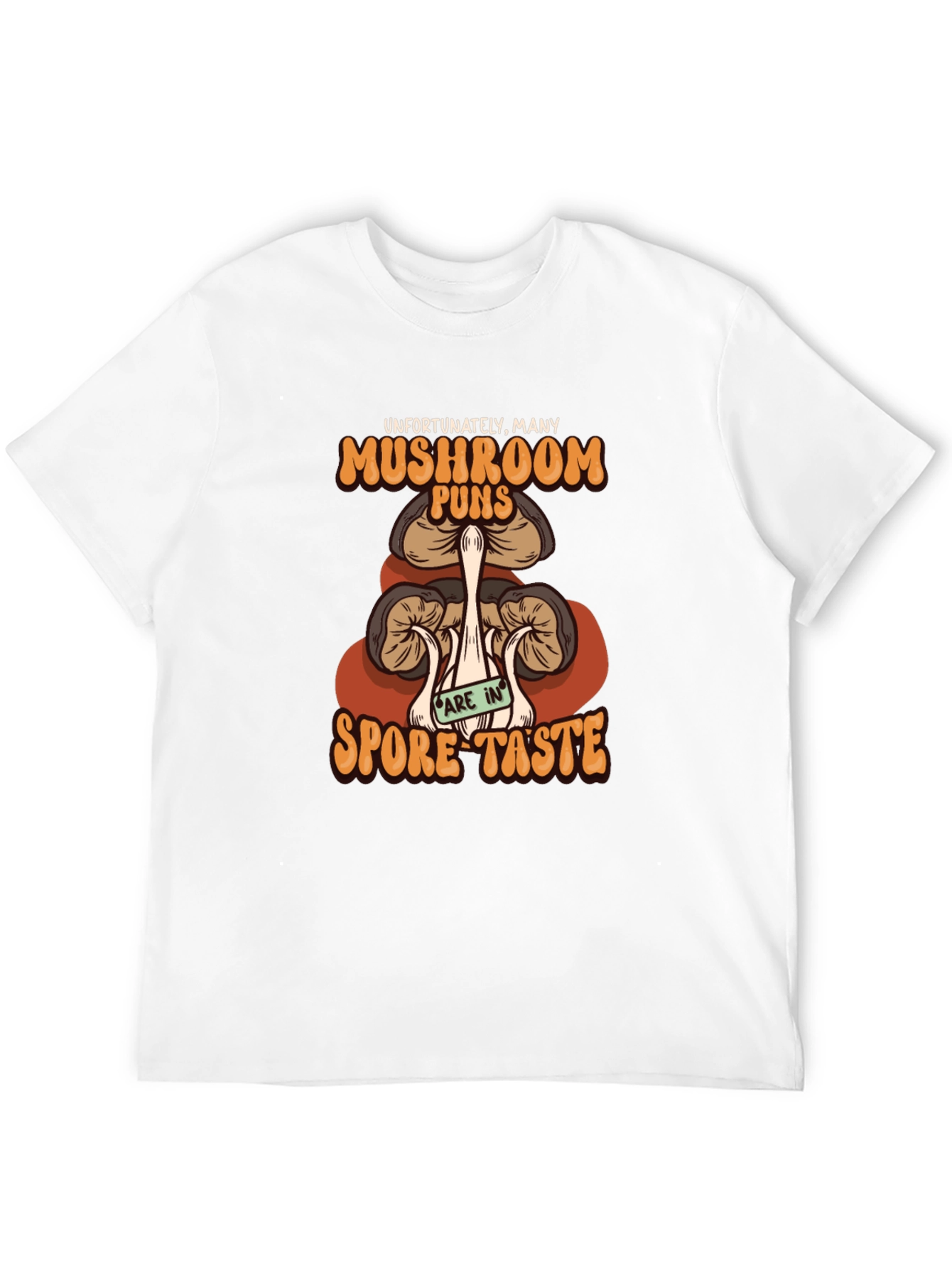 Mushroom Puns Graphic Tee - Spore Taste T-Shirt