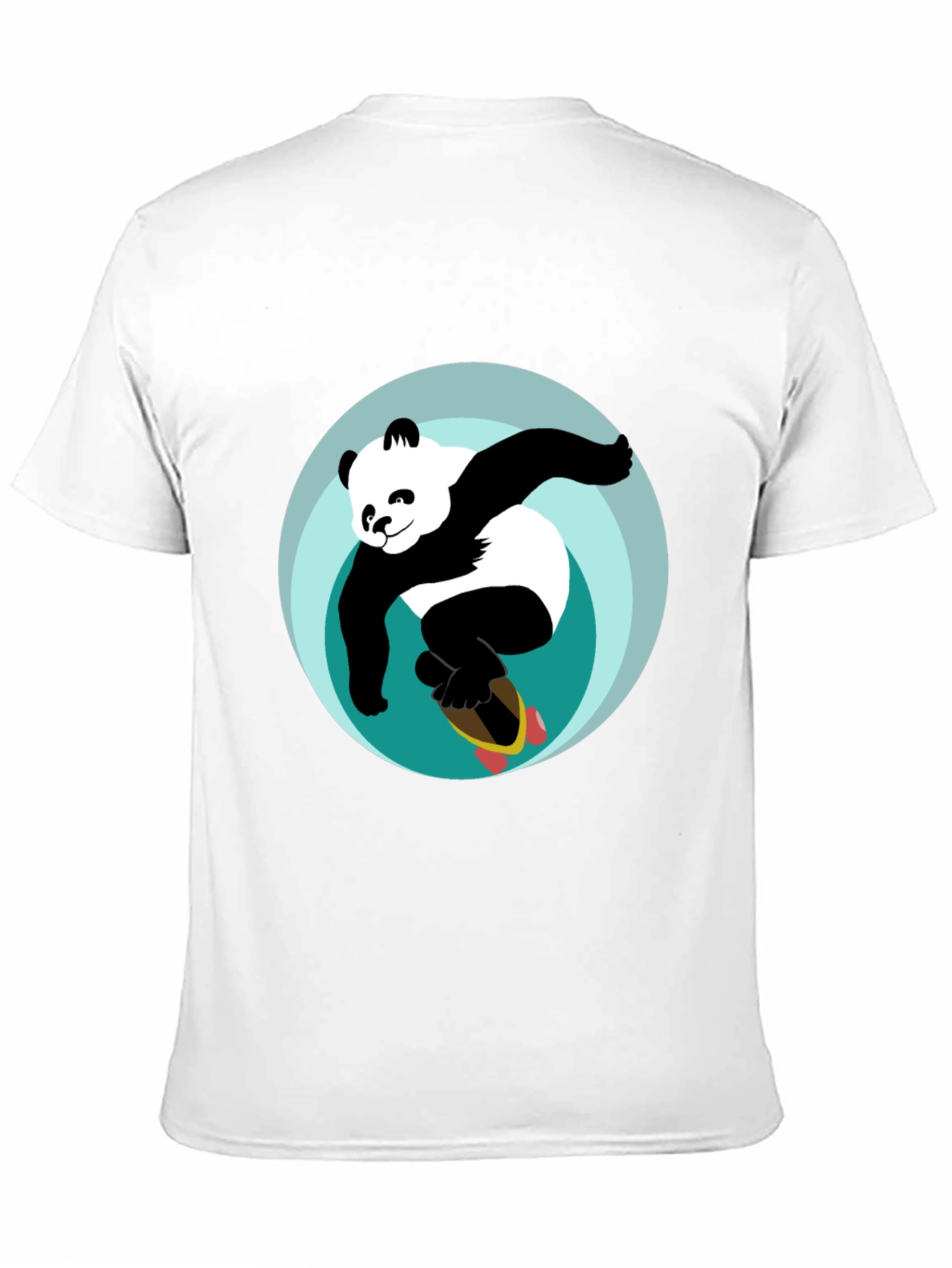Surfing Panda Graphic Tee - Cool Casual Style