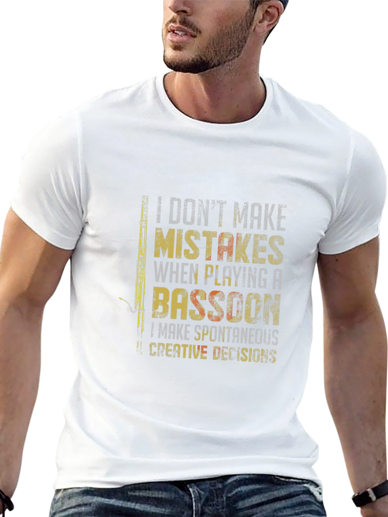 Bassoon Player T-Shirt: Spontaneous Creative Decisions
